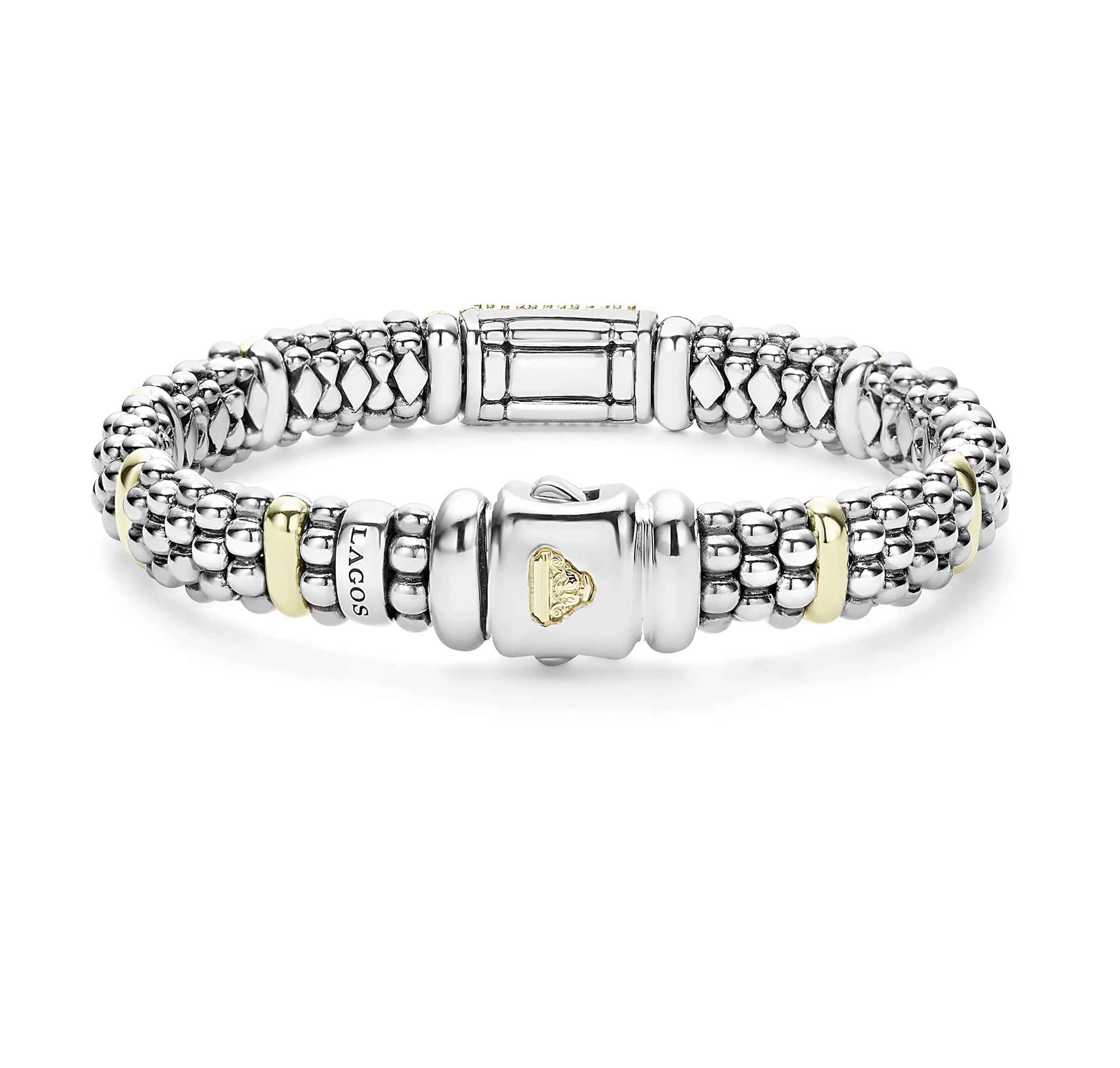 LAGOS Signature Caviar 9mm Diamond Bracelets - Image 2