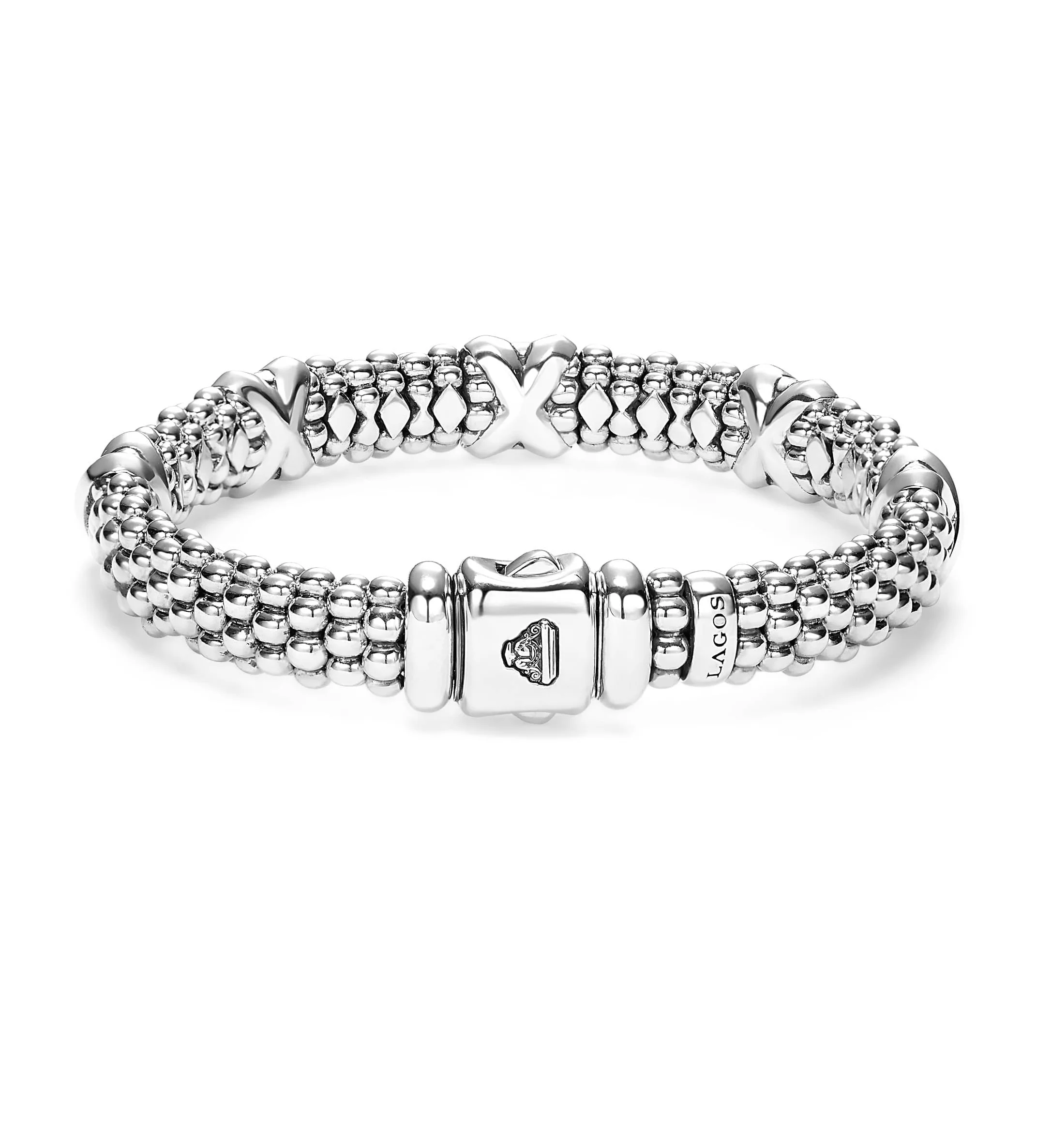 LAGOS Signature Caviar Five Station X Bracelet - Image 2