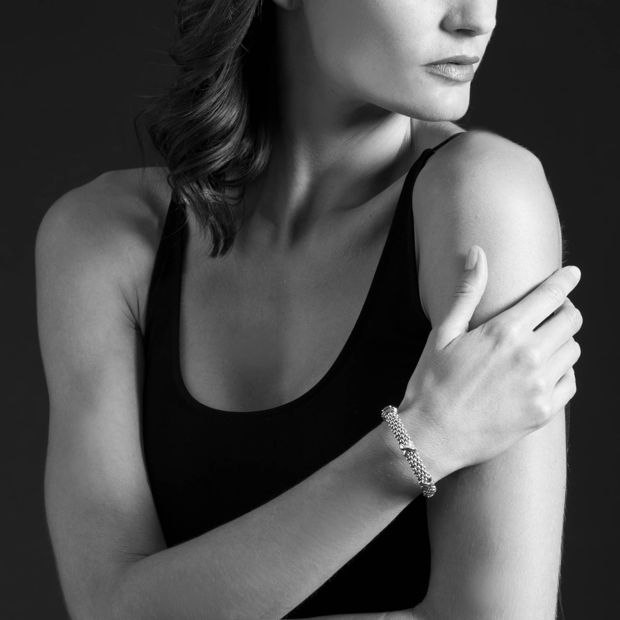 LAGOS Signature Caviar Five Station X Bracelet - Image 3
