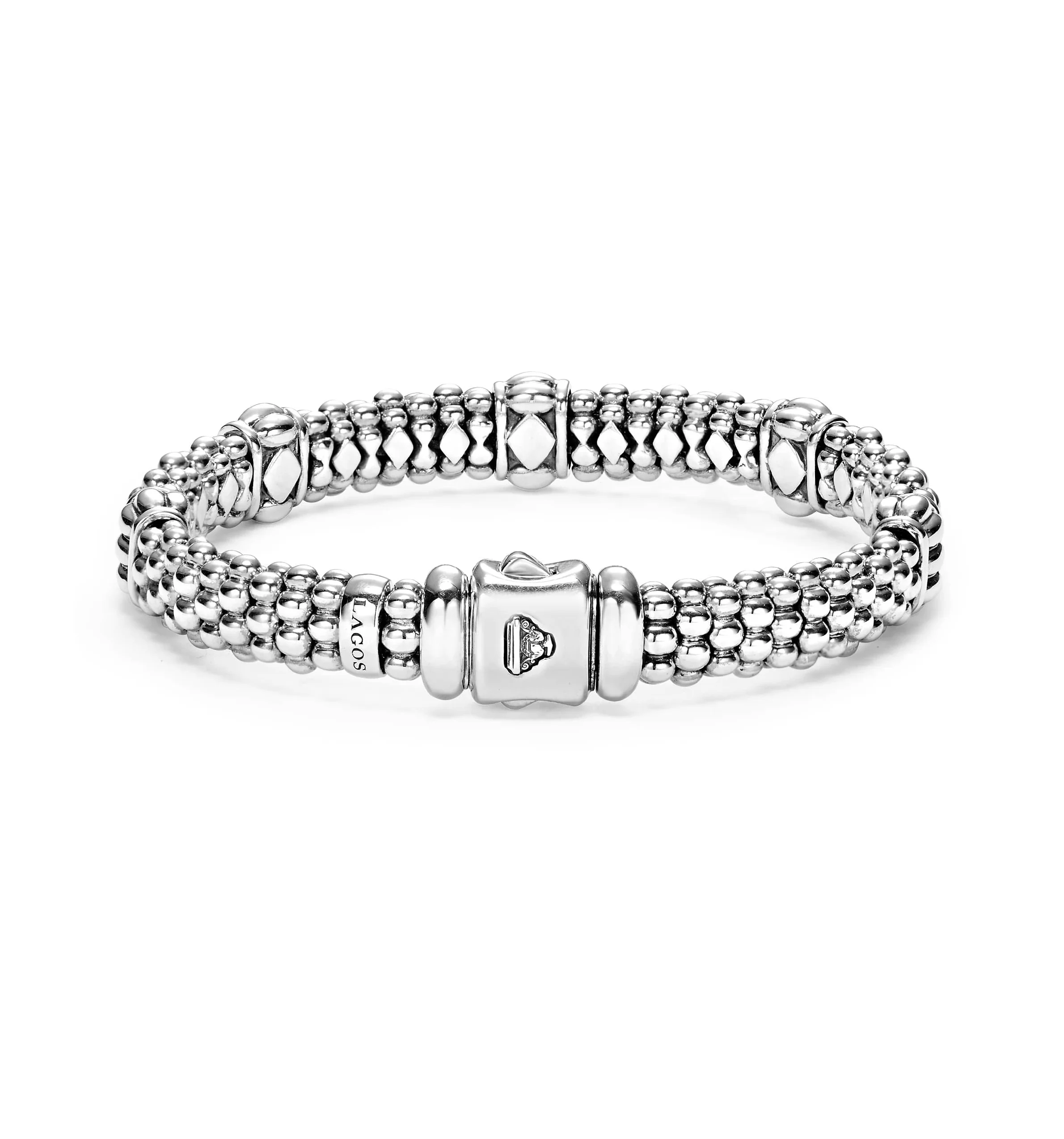 LAGOS Signature Caviar Fluted Beaded Bracelet - Image 2