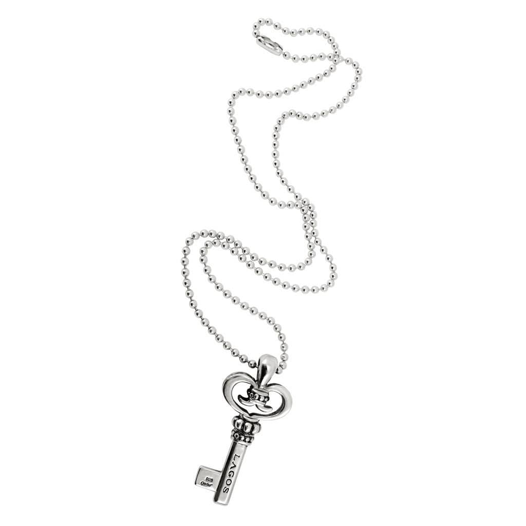 LAGOS Signature Caviar Key Pendant Necklace - Image 3