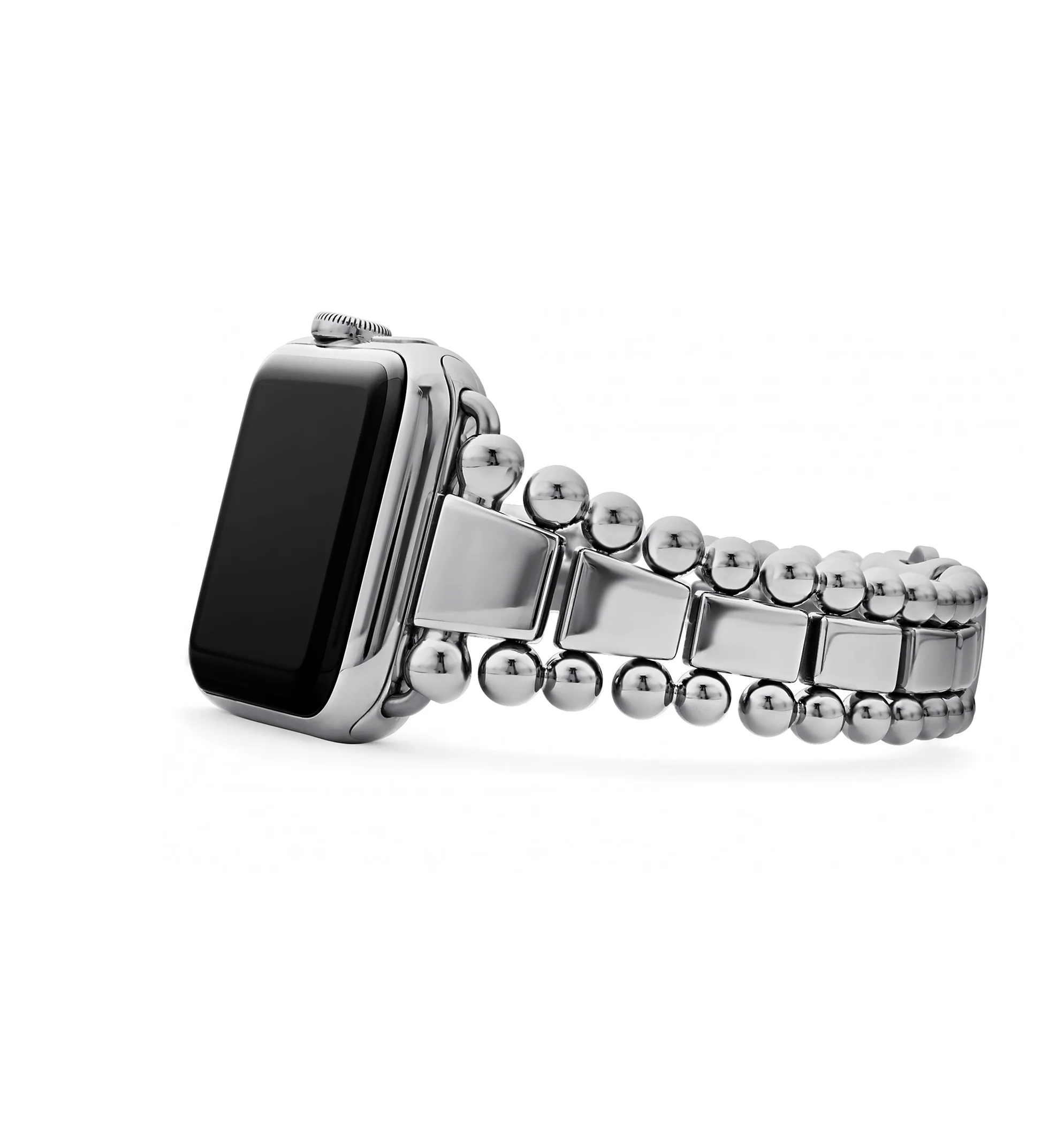 LAGOS Smart Caviar Silver Link Watchband, 42mm