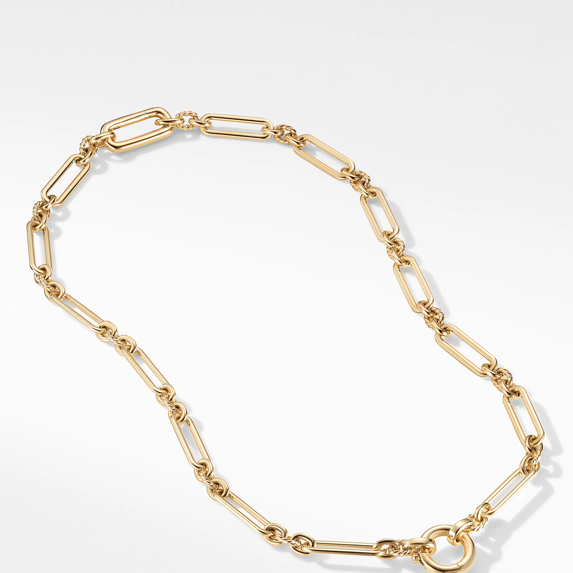 Lexington Chain Necklace in 18K Yellow Gold, 18" Length - Image 2
