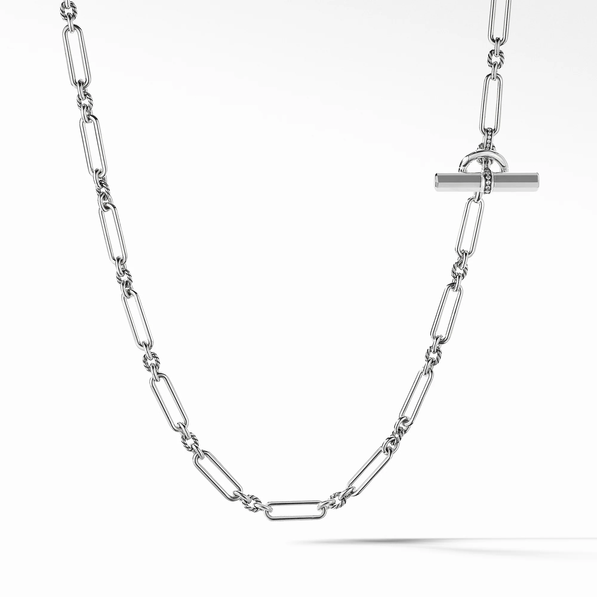 Lexington Toggle Necklace with Diamonds