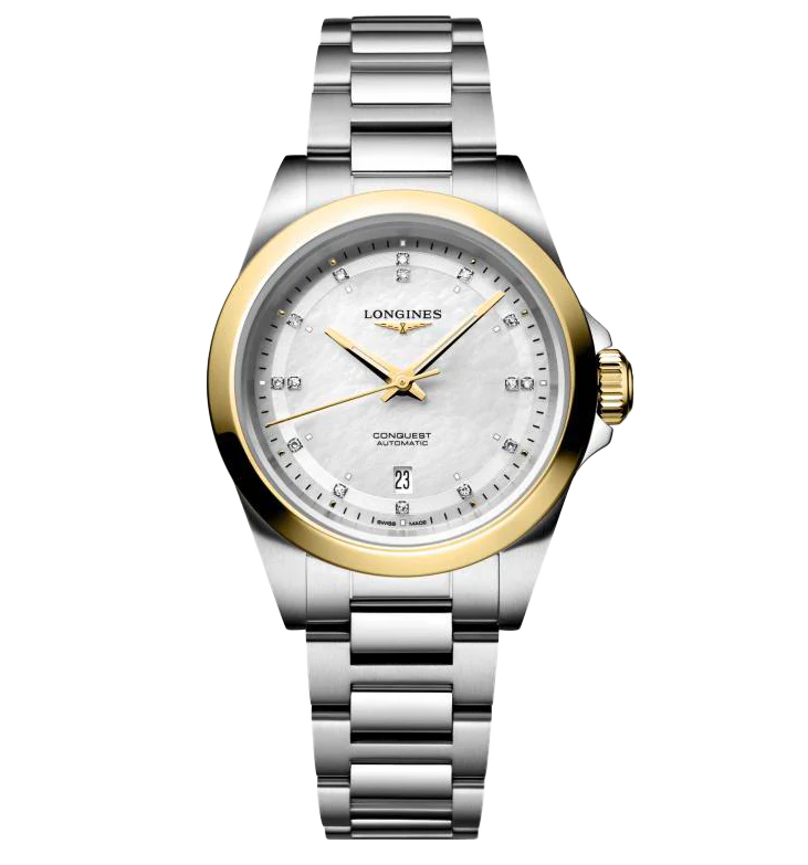 Longines Conquest 30mm Watch with Diamonds