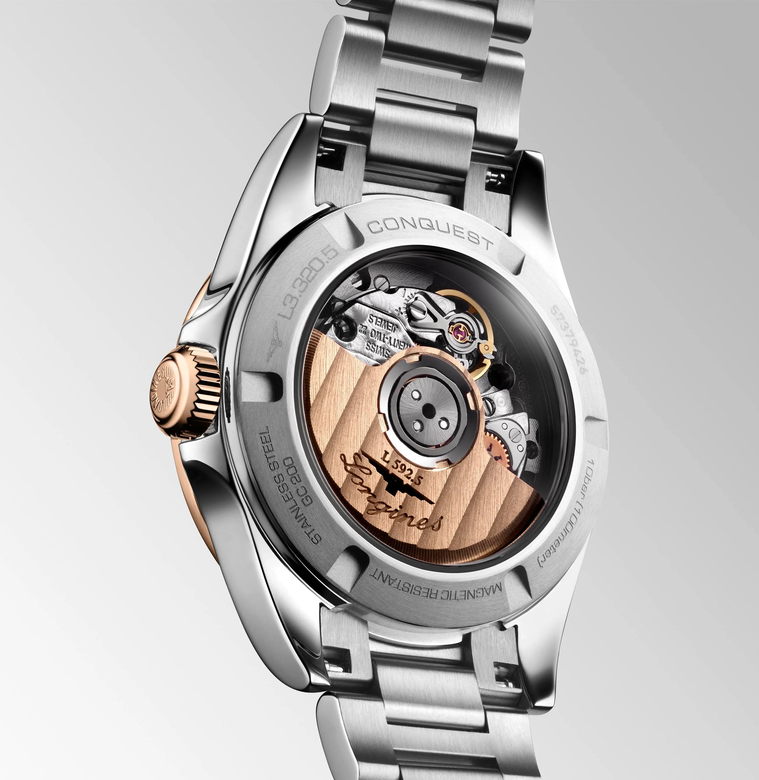 Longines Conquest 30mm Watch with Sunray Silver Dial - Image 3