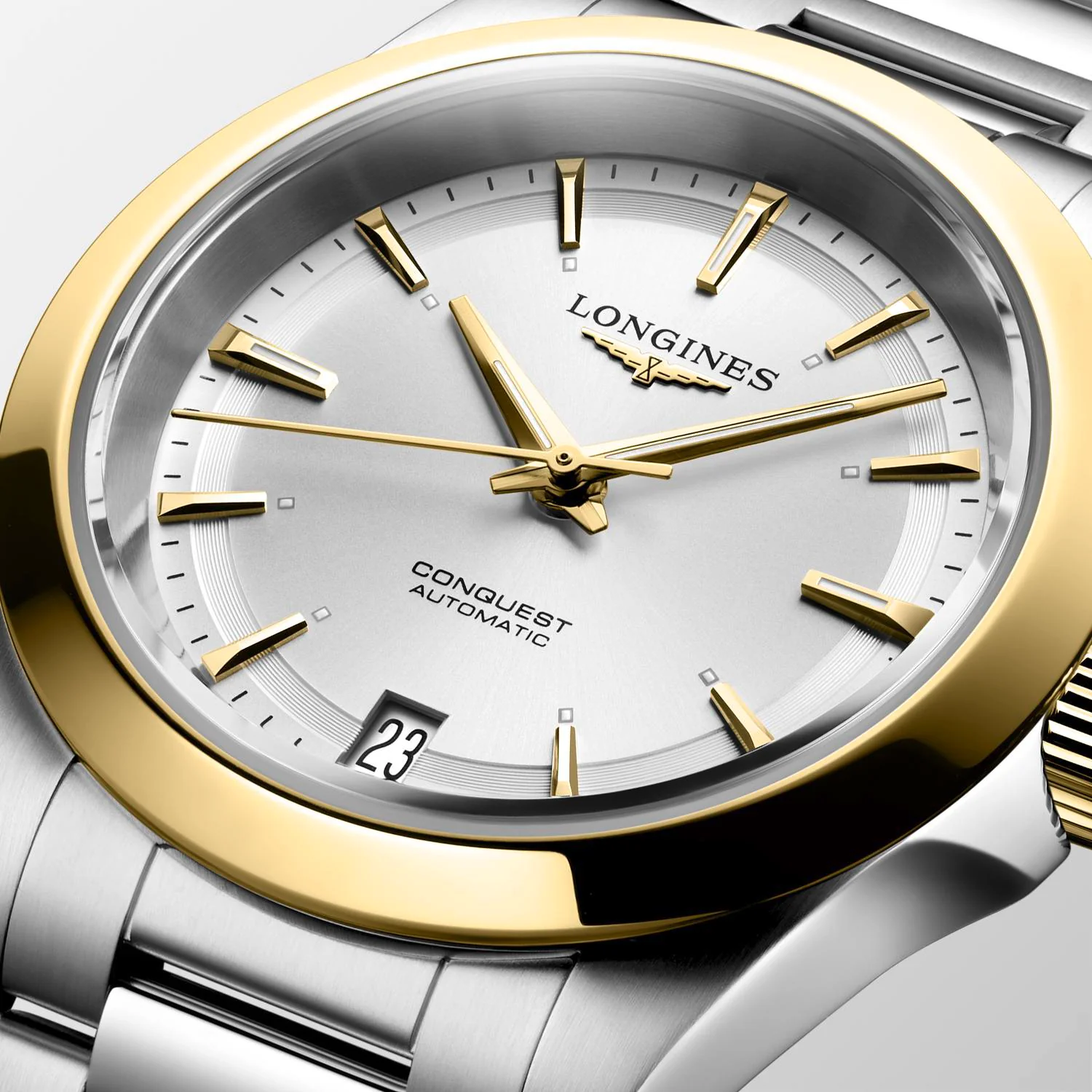 Longines Conquest 34mm Watch with Silver Dial - Image 2