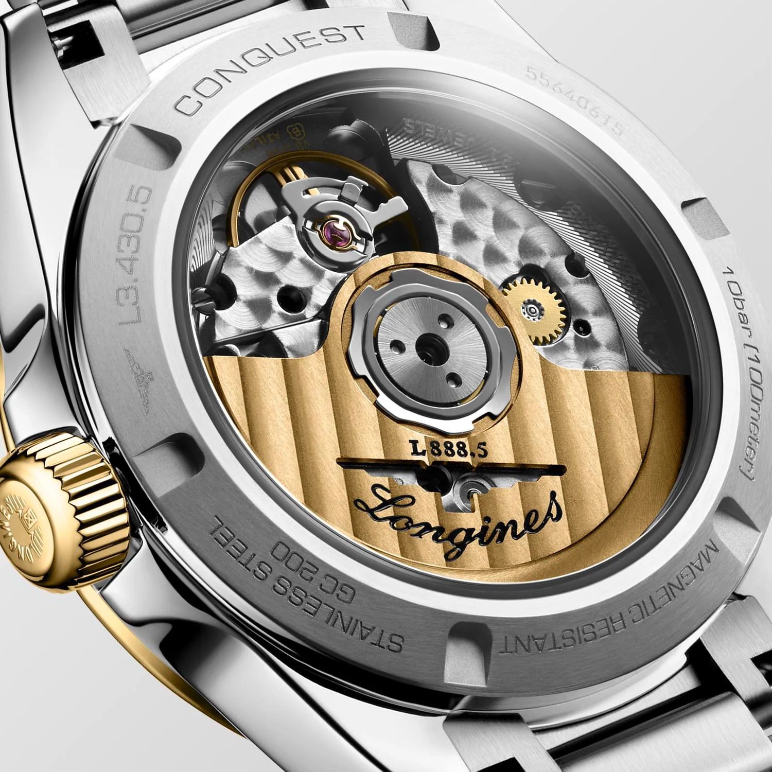 Longines Conquest 34mm Watch with Silver Dial - Image 3