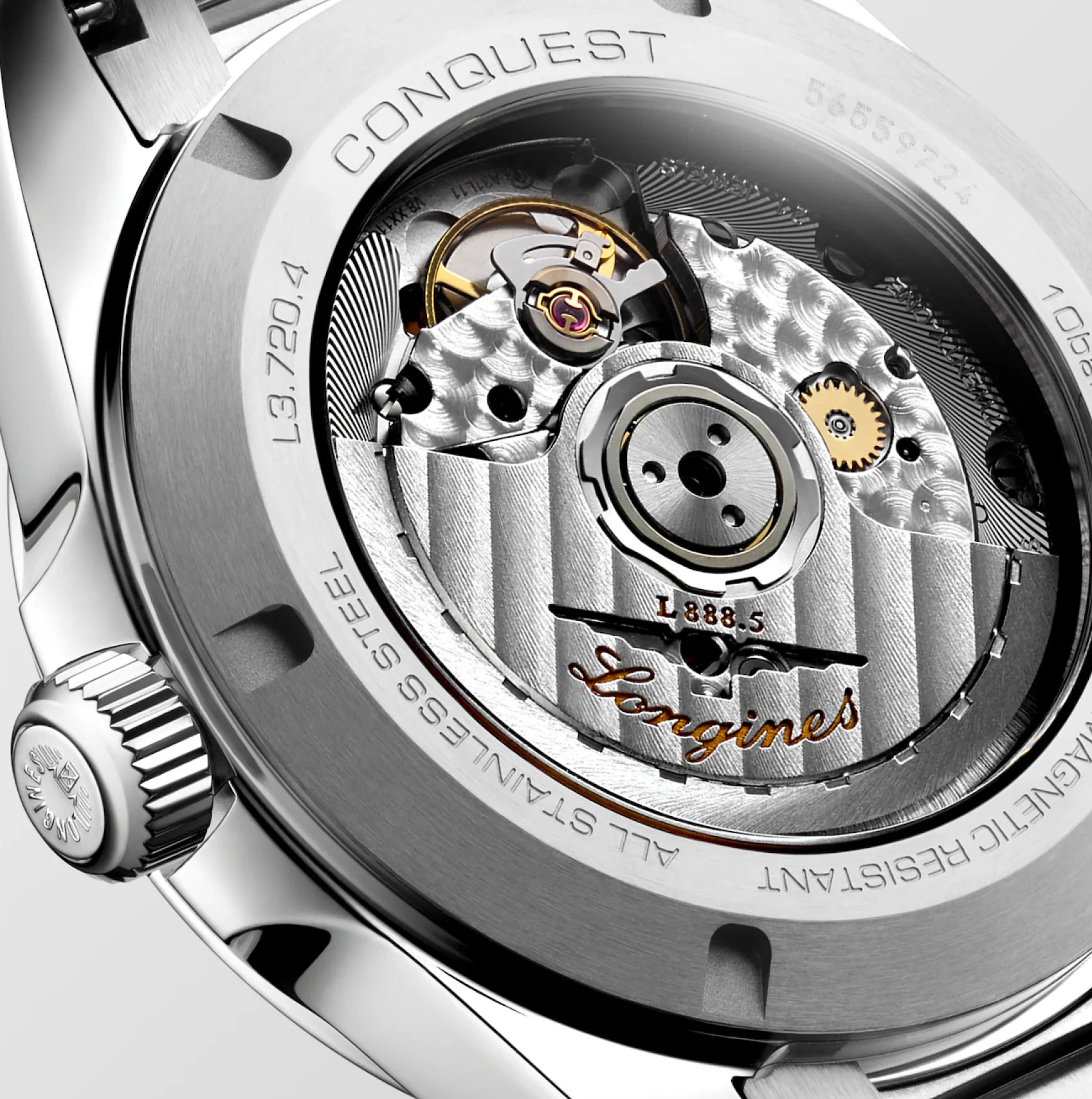Longines Conquest 38mm Watch with Black Dial - Image 3