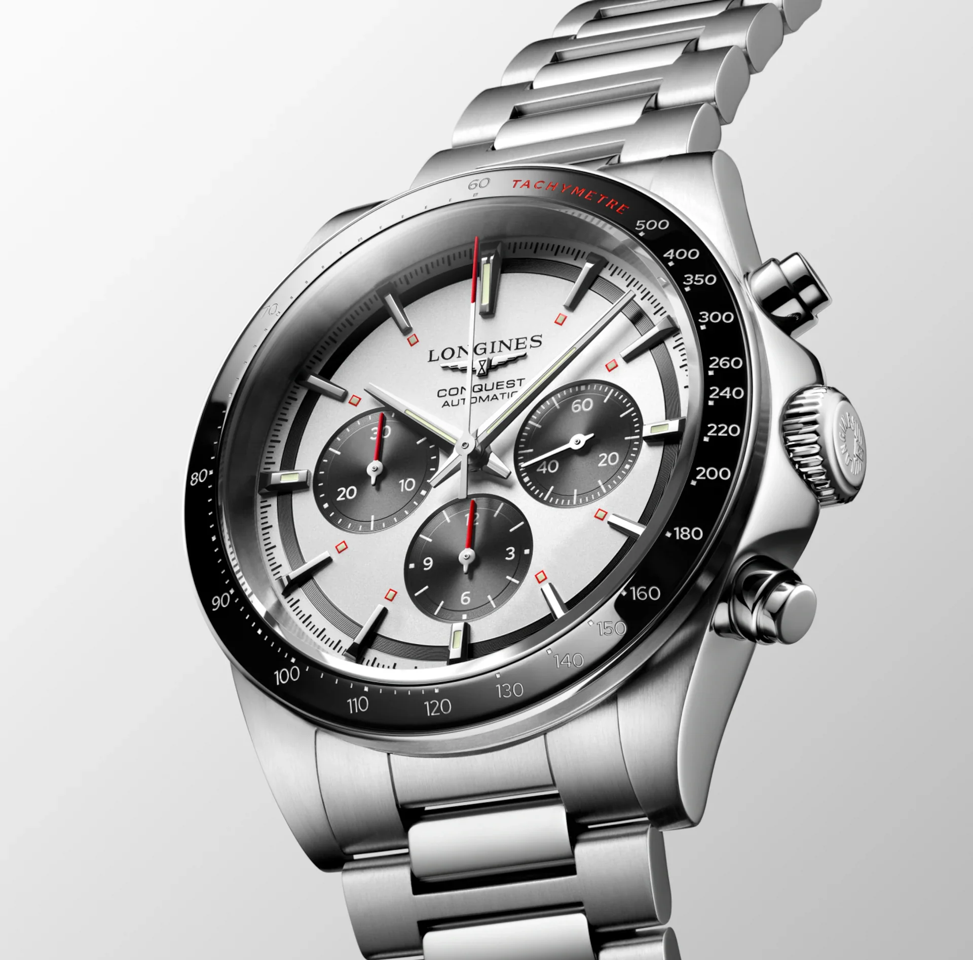 Longines Conquest 42mm Watch with Panda Dial - Image 2