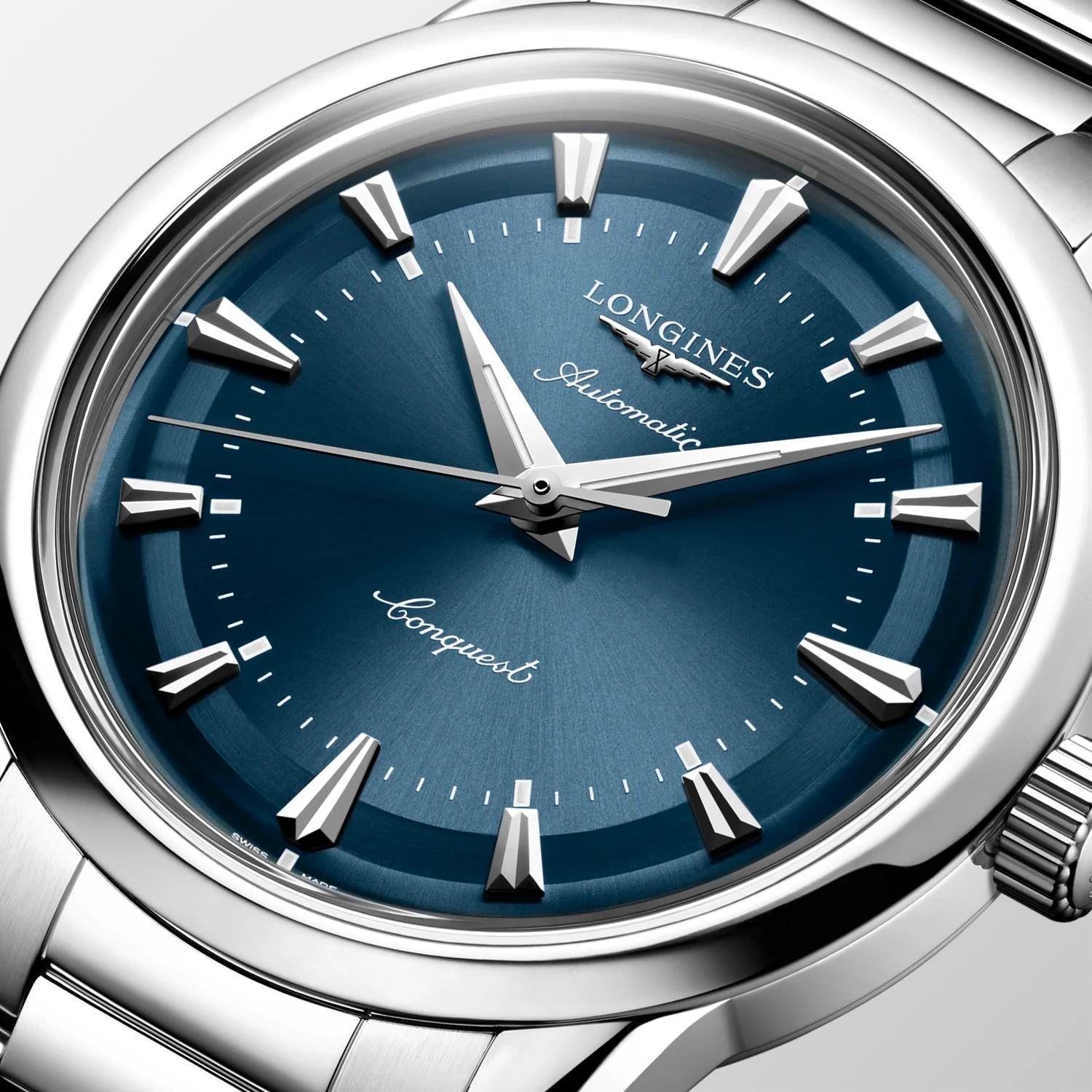 Longines Conquest Heritage 38mm Watch with Blue Dial - Image 2