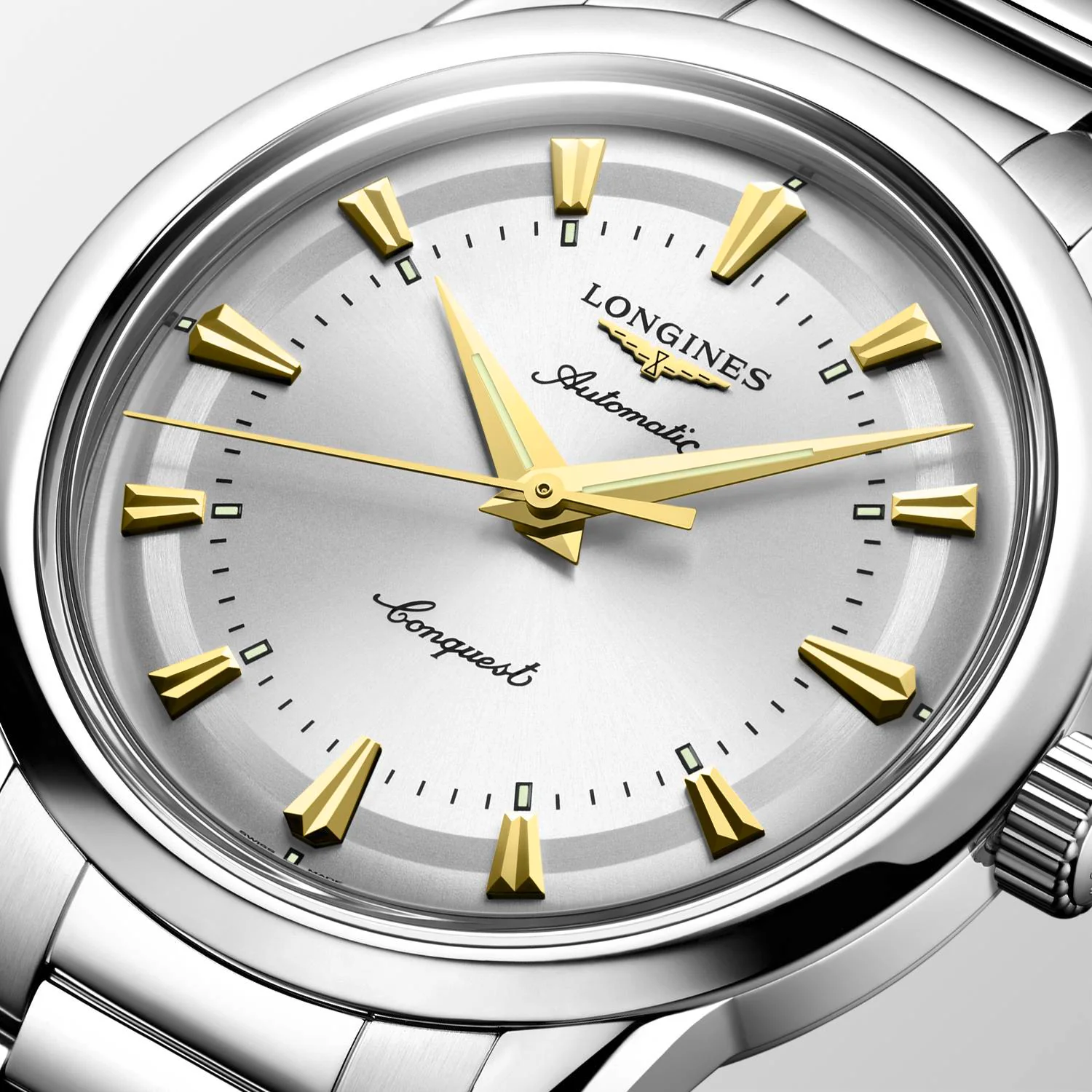 Longines Conquest Heritage 38mm Watch with Opaline Ivory Dial - Image 2