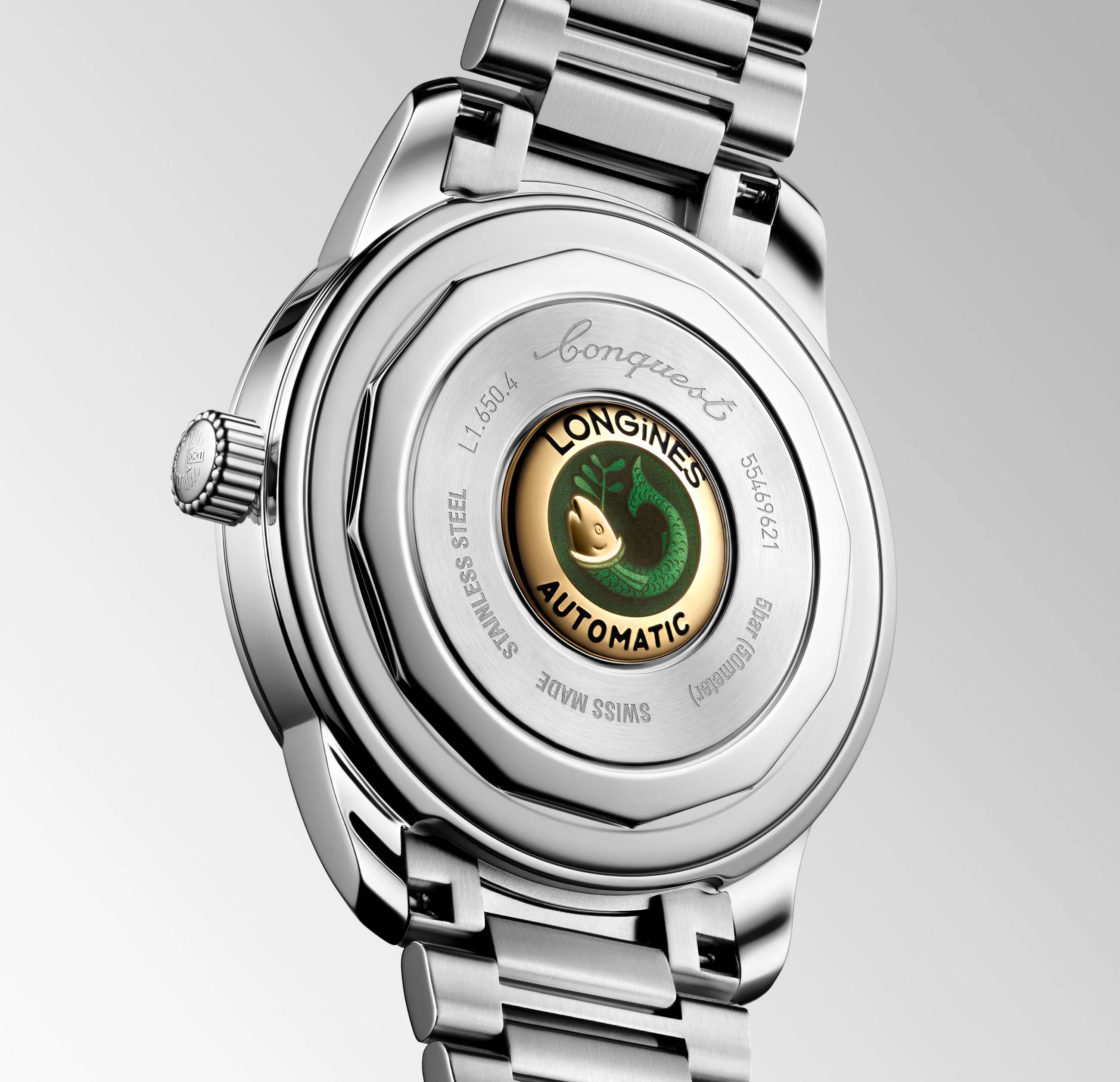 Longines Conquest Heritage 40mm Watch with Green Dial - Image 3