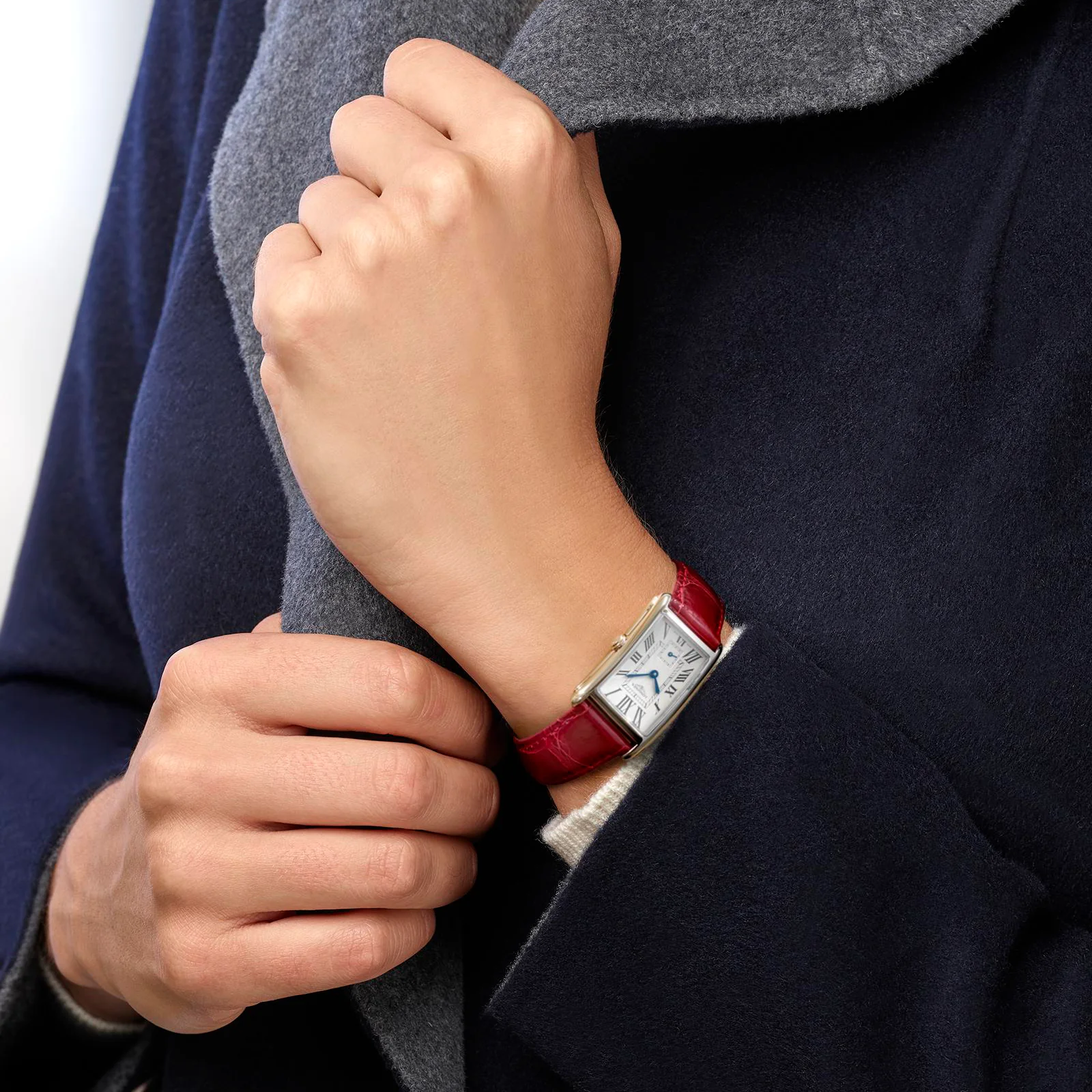 Longines DolceVita Collection 23mm Ladies' Watch on Red Leather Strap - Image 4