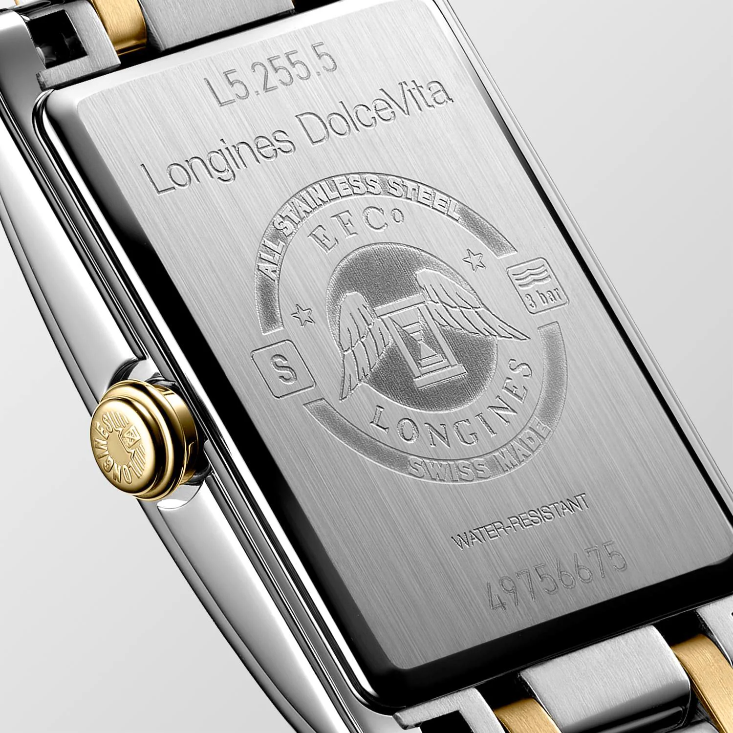 Longines DolceVita Watch with Mixed Metals Bracelet - Image 3