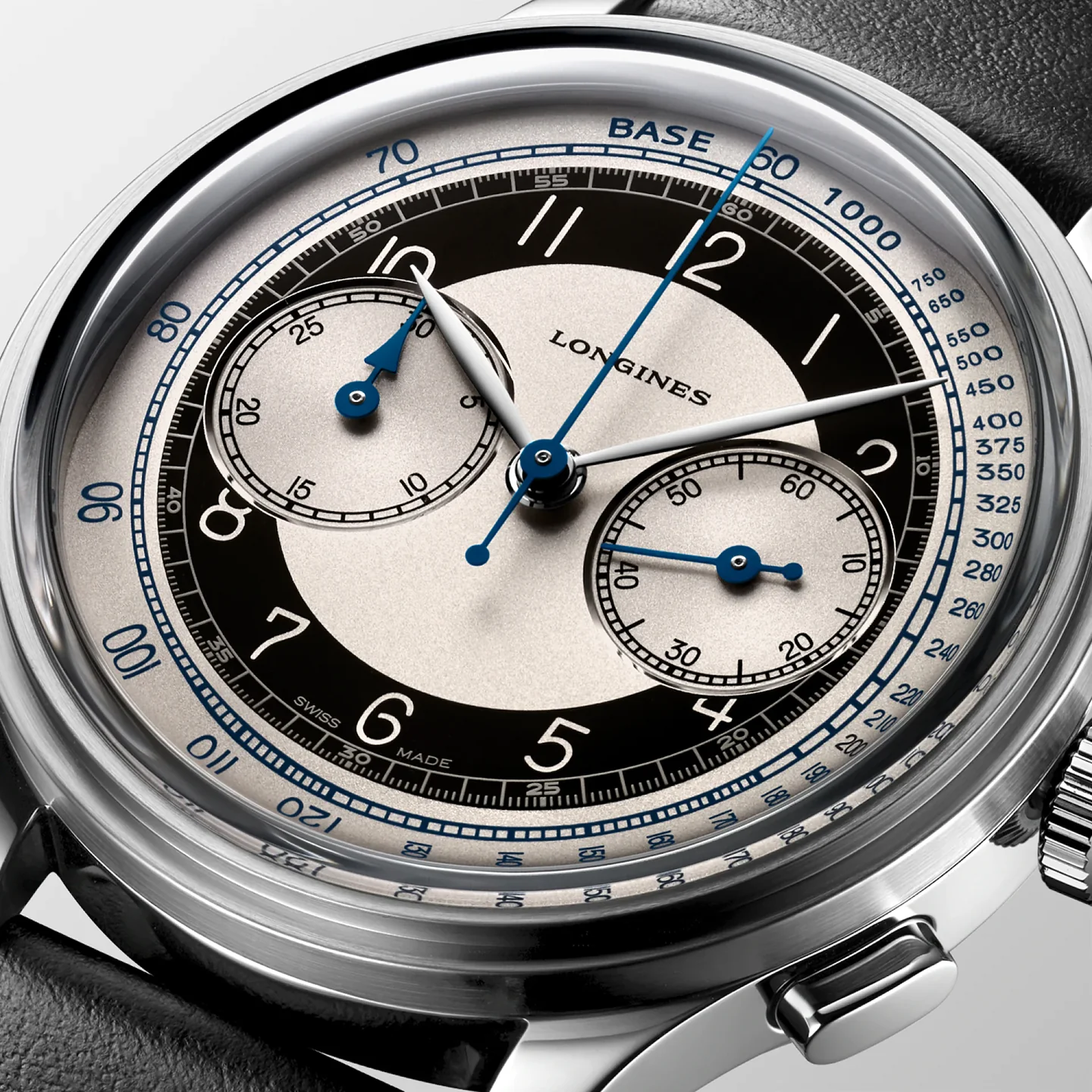 Longines Heritage Classic Chronograph 40mm Watch with Leather Strap - Image 2
