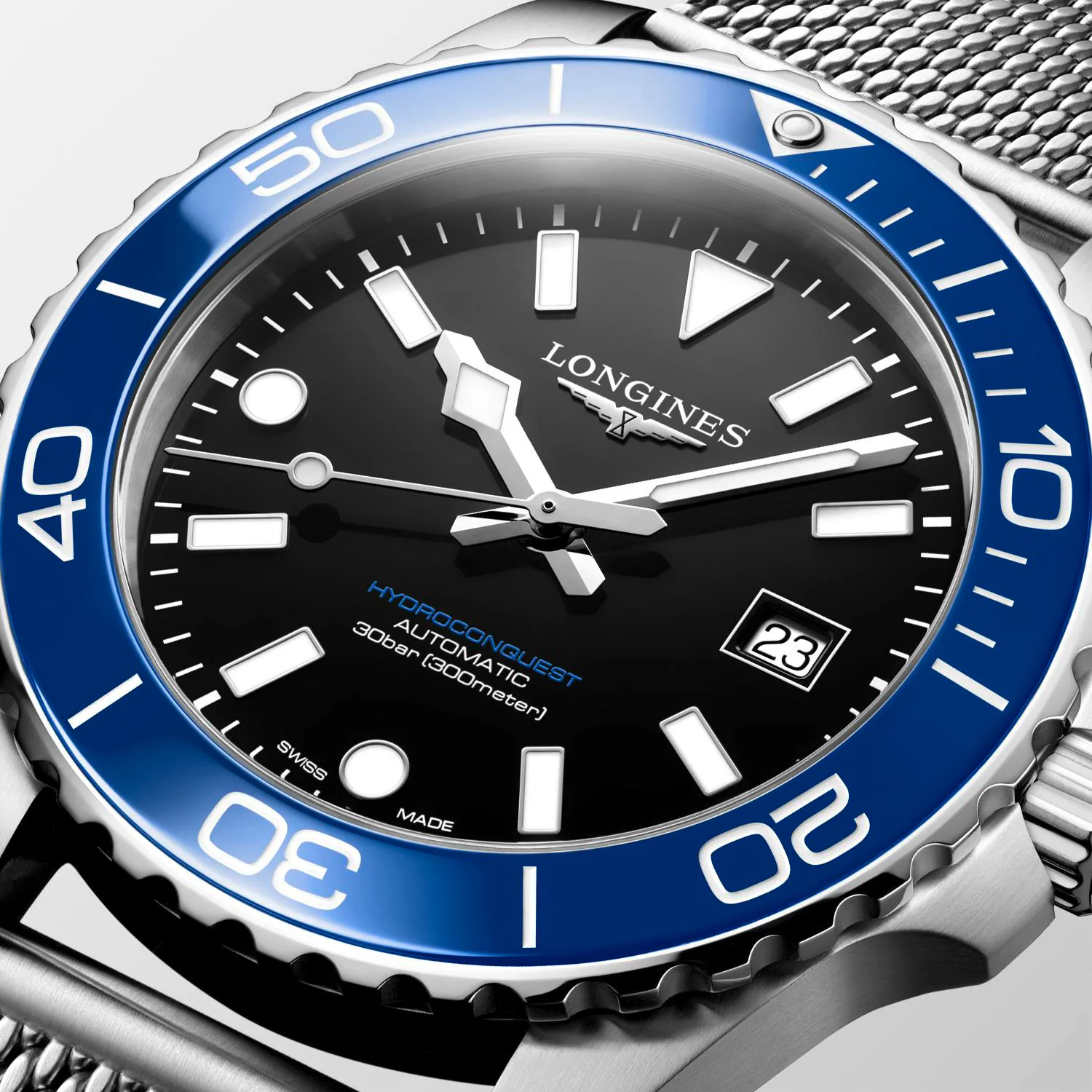 Longines Hydroconquest 42mm Watch with Black Dial - Image 2