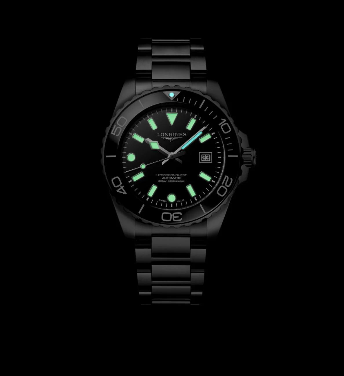 Longines Hydroconquest 42mm with Black Dial - Image 4