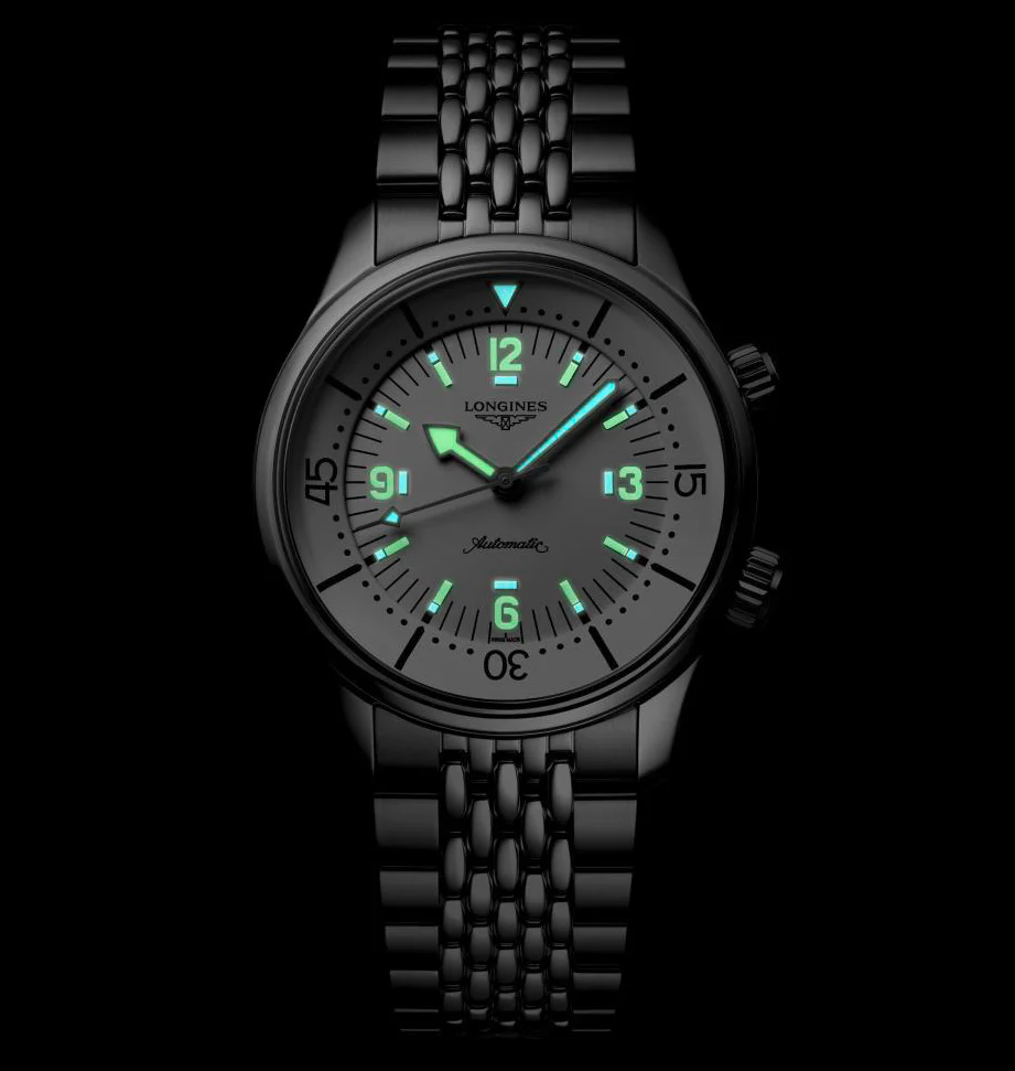 Longines Legend Diver 39mm Watch with White Dial - Image 4