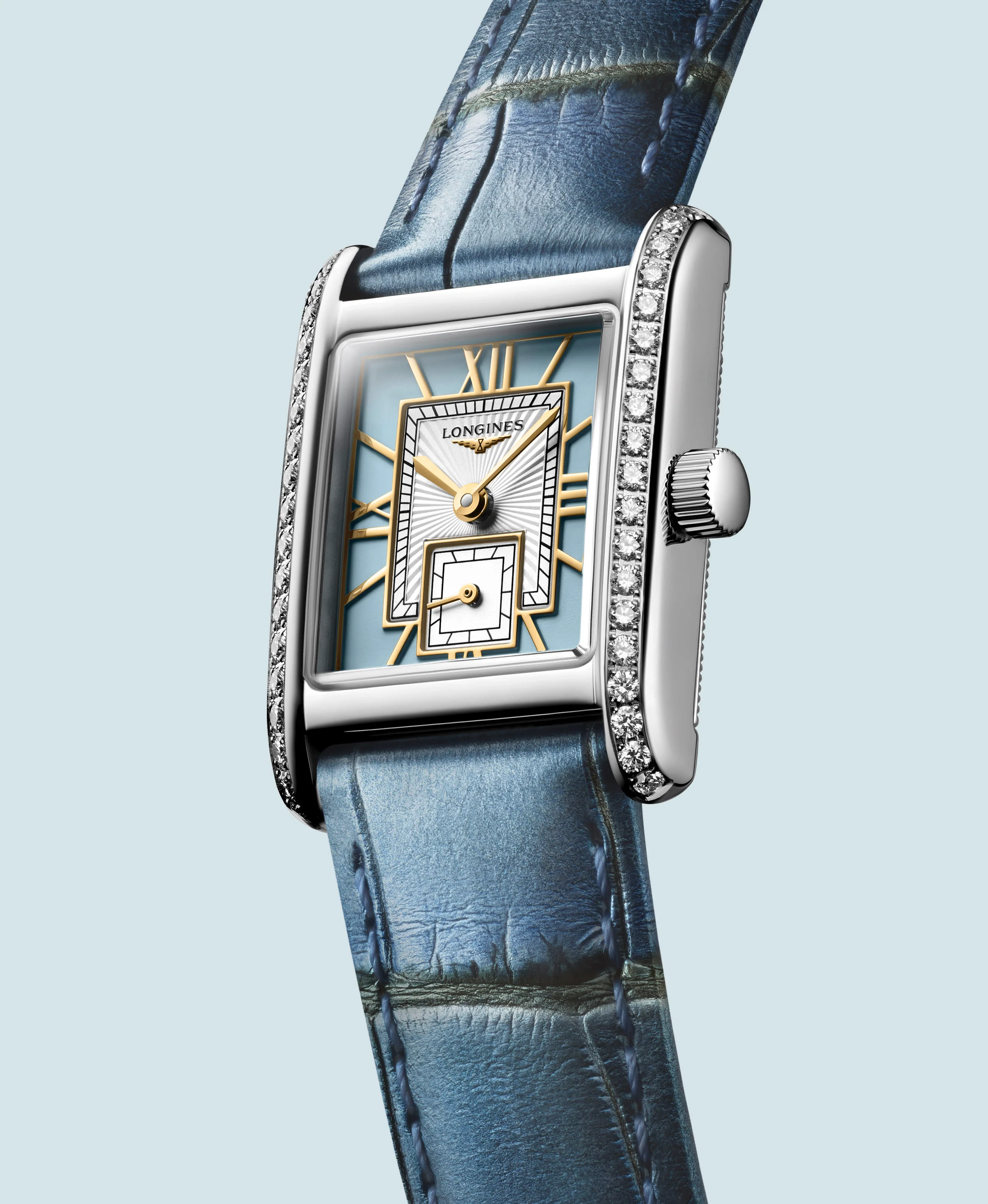 Longines Mini DolceVita 29mm Watch with Blue Dial - Image 2