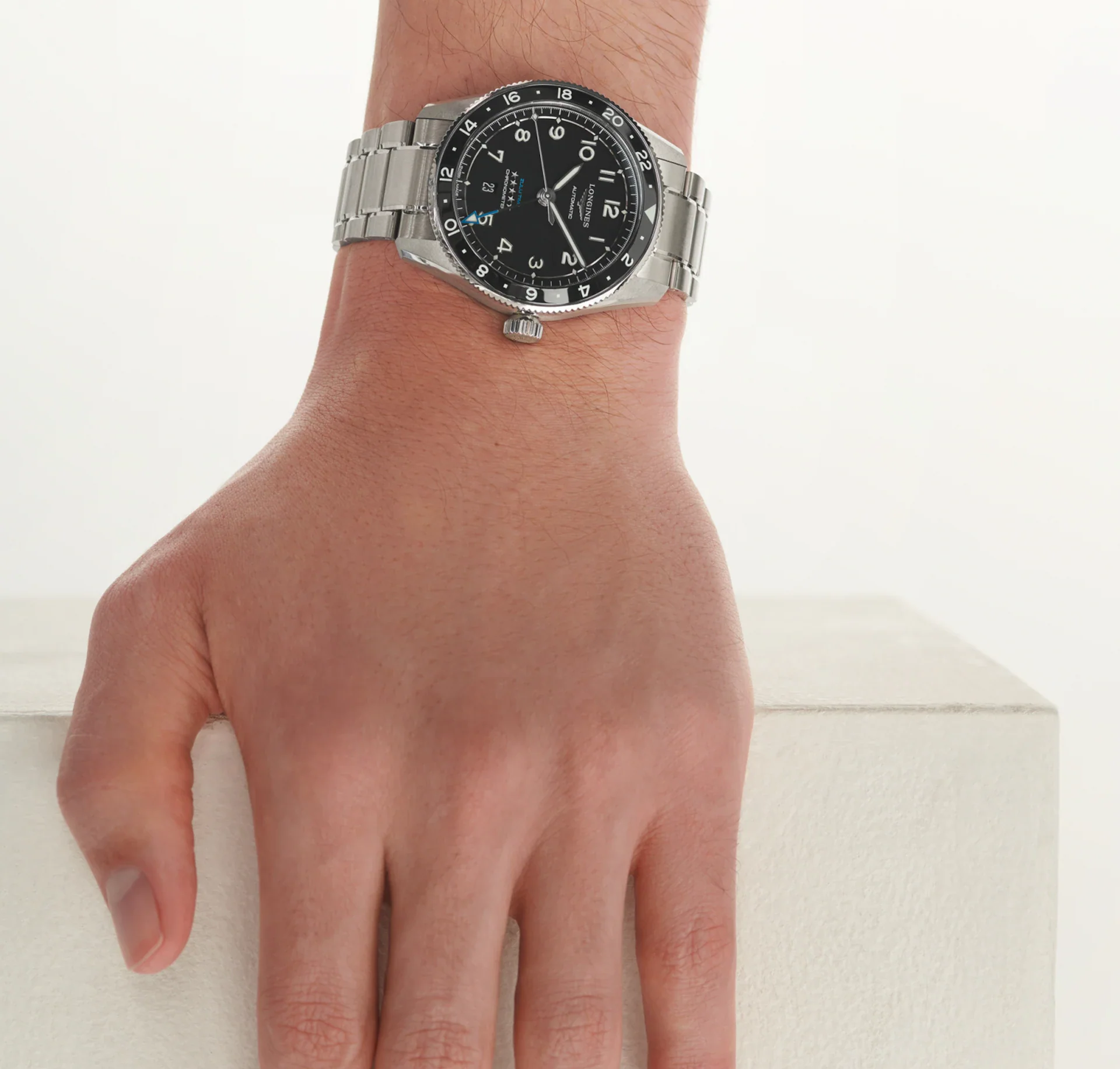 Longines Spirit Zulu Time 42mm Watch with Black Dial - Image 5