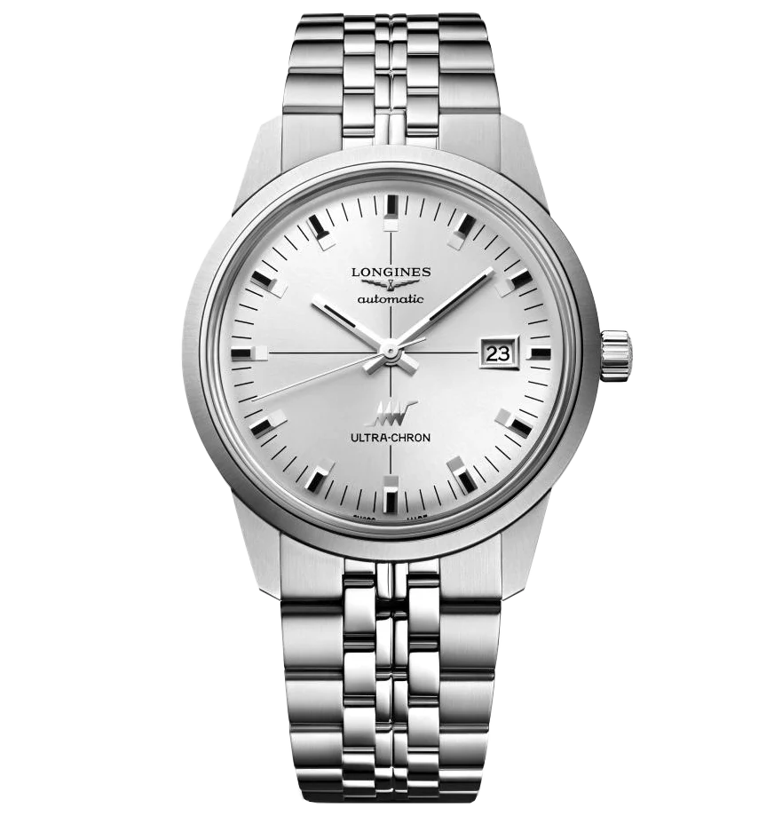 Longines Ultra-Chron Classic 40mm Watch with Silver Dial