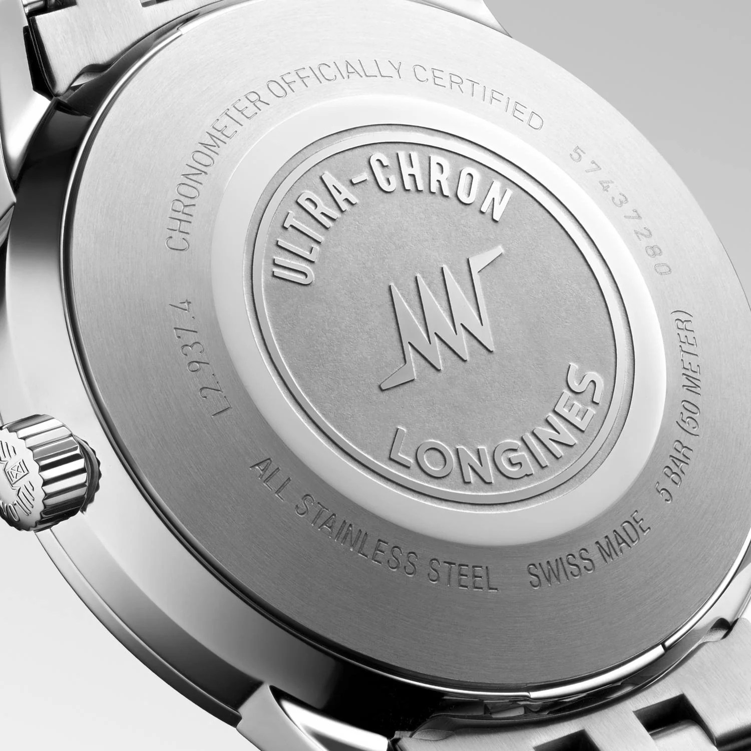 Longines Ultra-Chron Classic 40mm Watch with Silver Dial - Image 3
