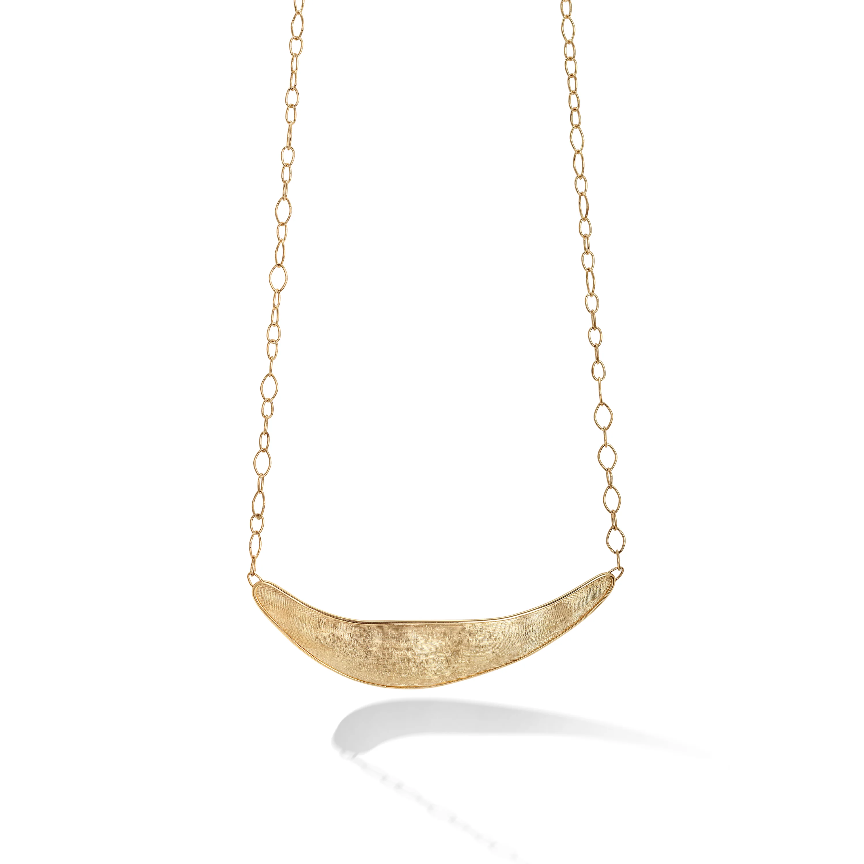 Marco Bicego 18K Yellow Gold Lunaria Bar Necklace