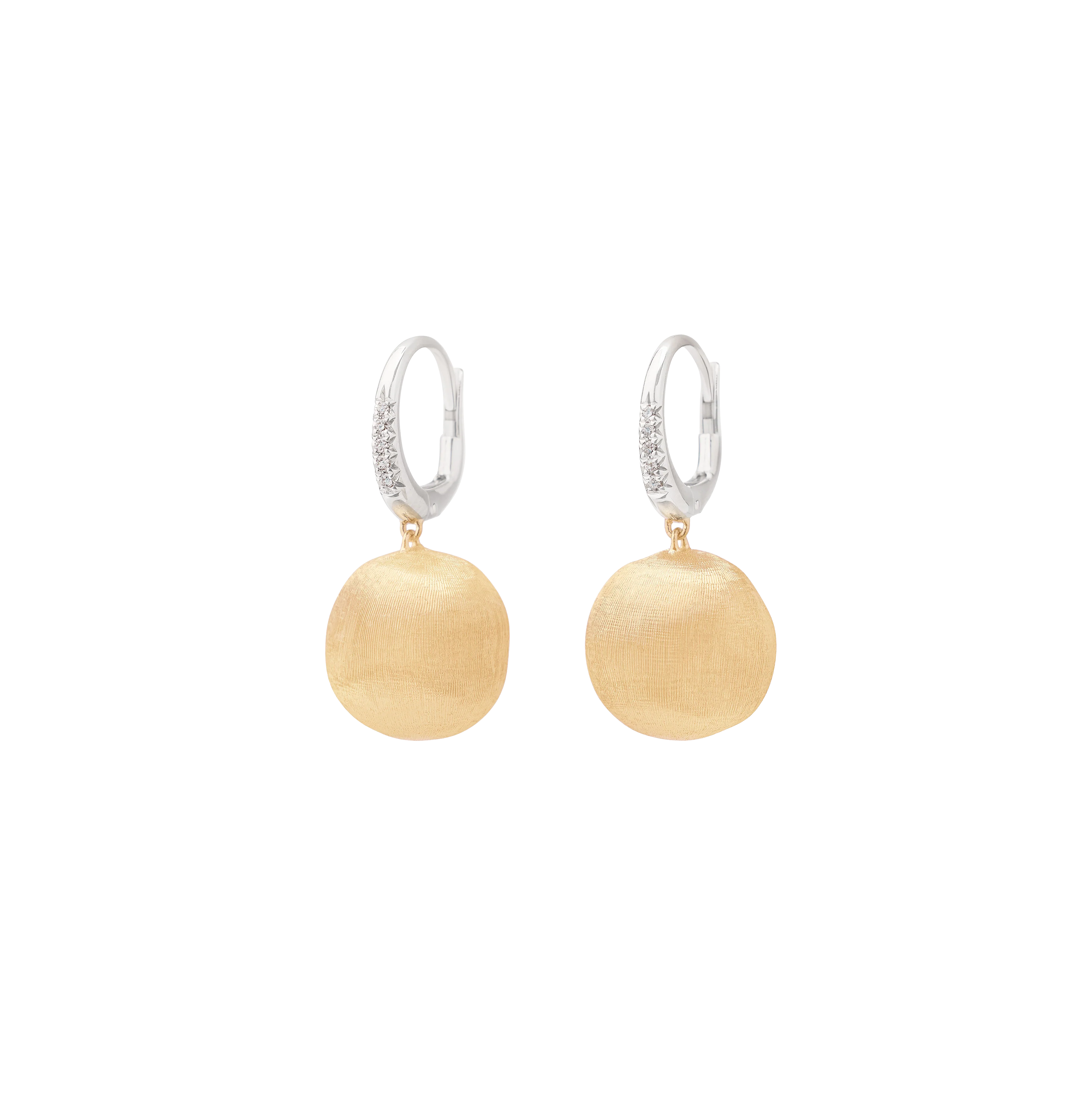 Marco Bicego Africa Diamond and Bead Drop Earrings