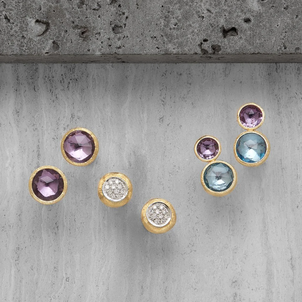 Marco Bicego Delicati 18K Yellow Gold Diamond Earrings - Image 2