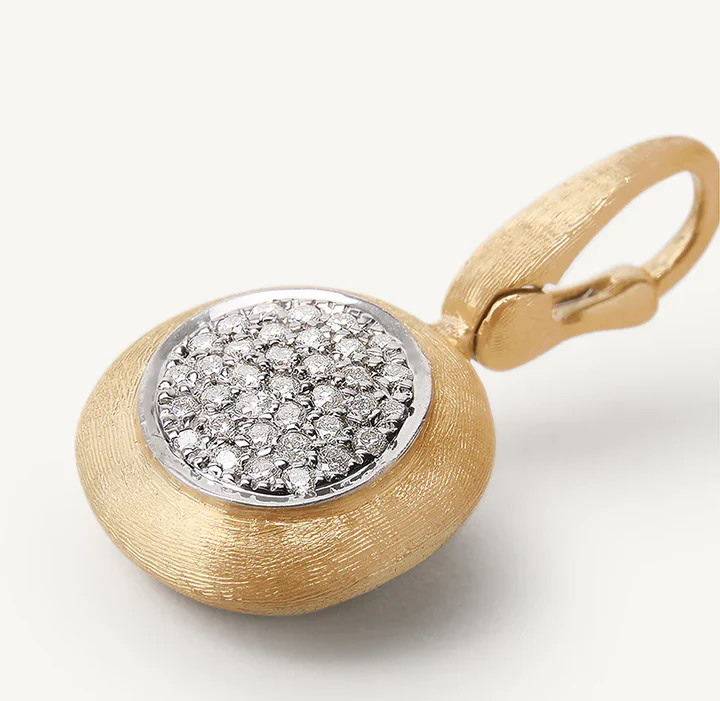 Marco Bicego Jaipur Mixed Metals Small Diamond Pendant - Image 2