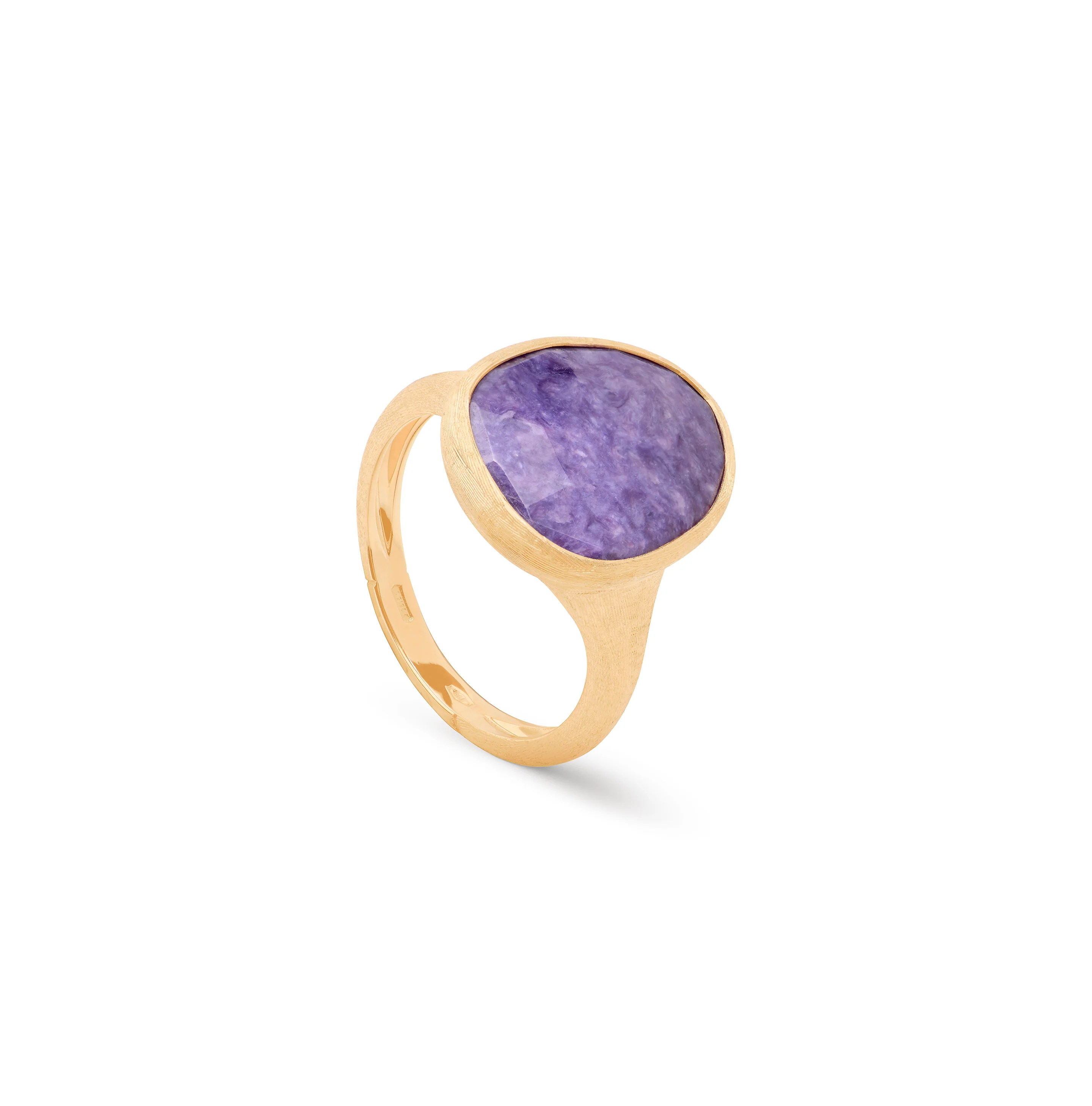 Marco Bicego Lunaria Yellow Gold Charoite Ring