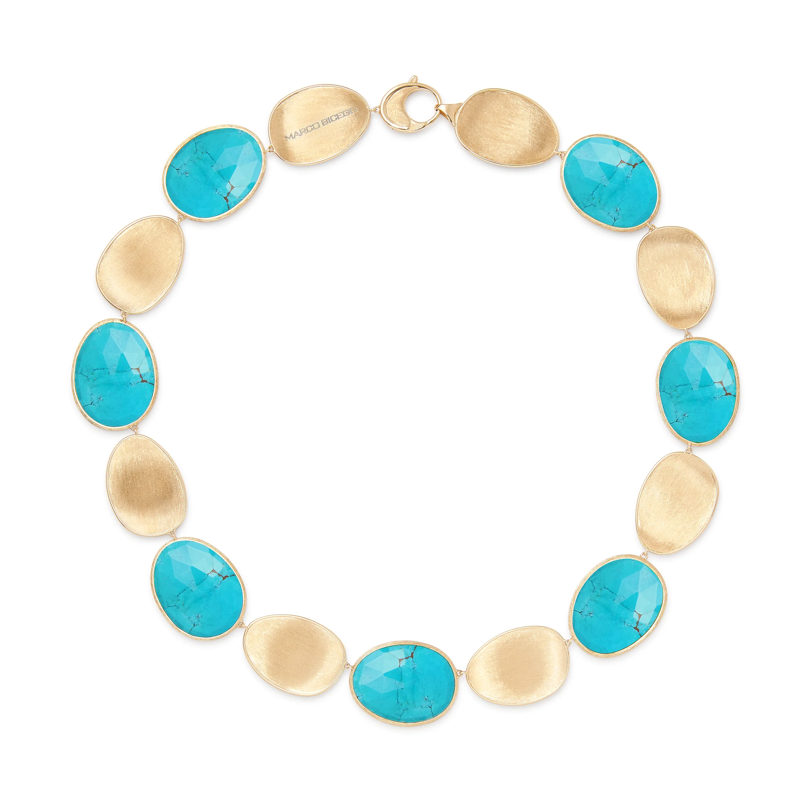 Marco Bicego Lunaria Yellow Gold Turquoise Collar