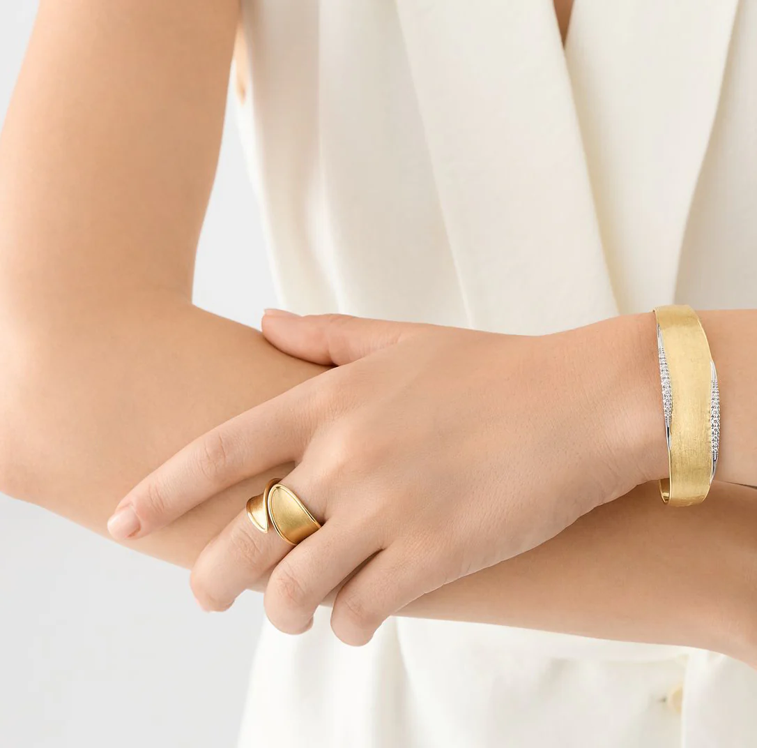 Marco Bicego Lunaria Yellow Gold Wrap Ring - Image 3