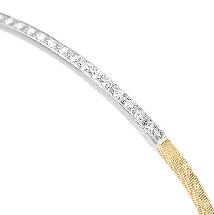 Marco Bicego Marrakech Bangle with Diamond Bar - Image 2