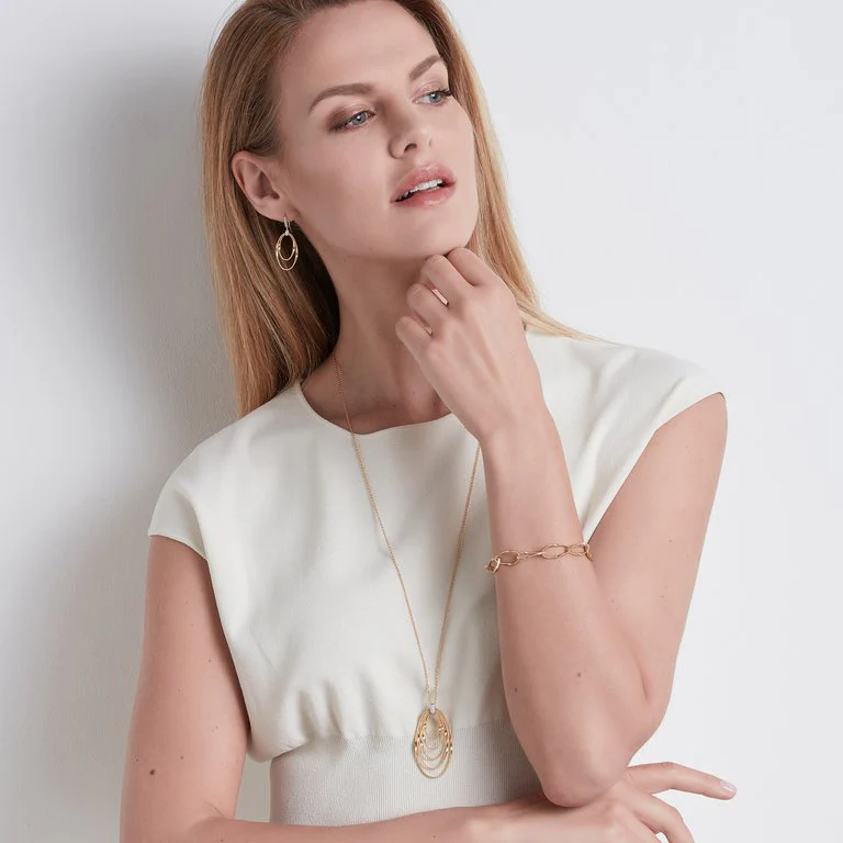 Marco Bicego Marrakech Onde 18K Yellow Gold Twist Link Bracelet - Image 2