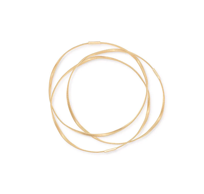 Marco Bicego Marrakech Yellow Gold 3-Strand Twisted Bangle - Image 2