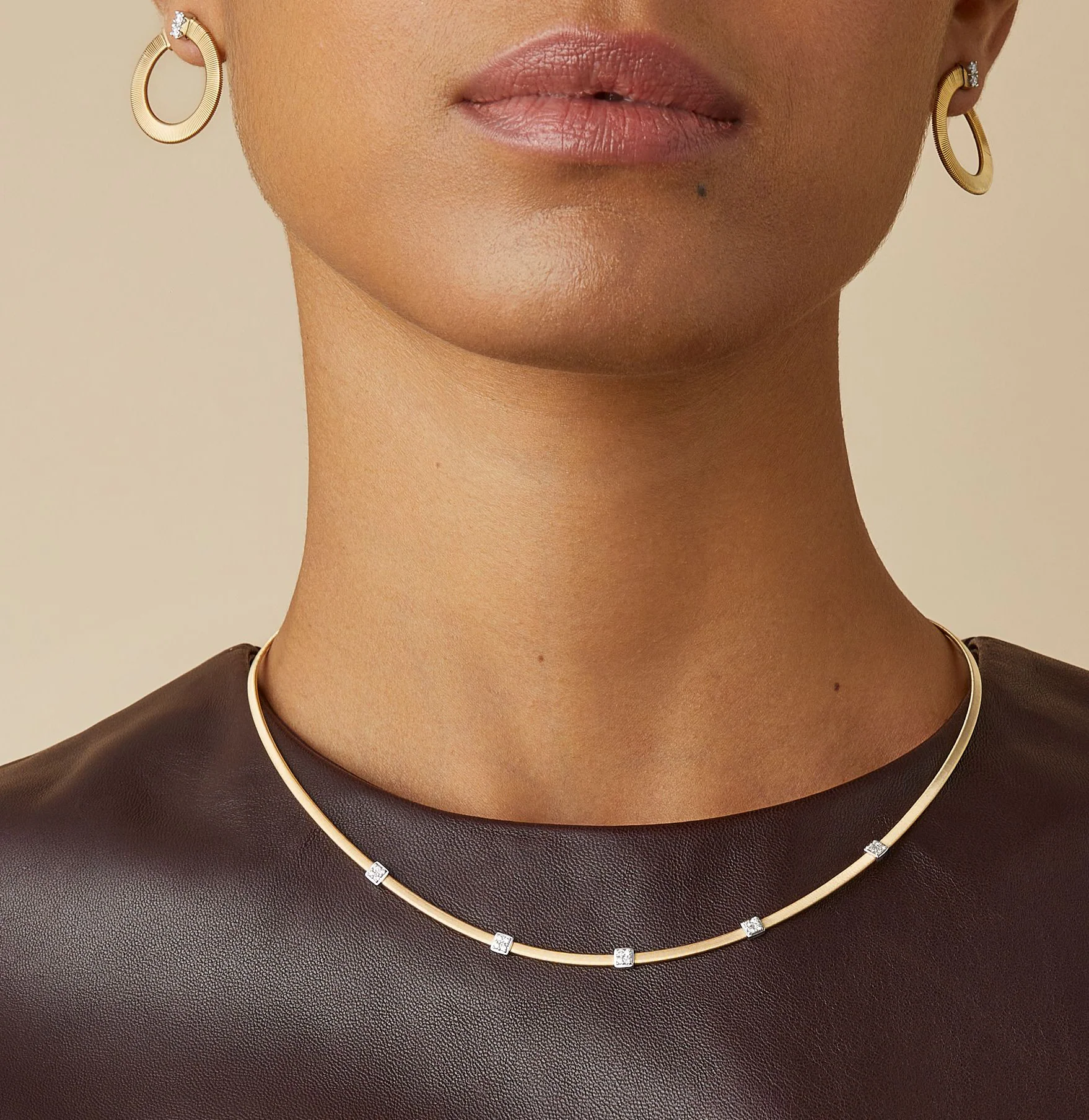 Marco Bicego Masai Mixed Metals 5 Station Necklace - Image 3