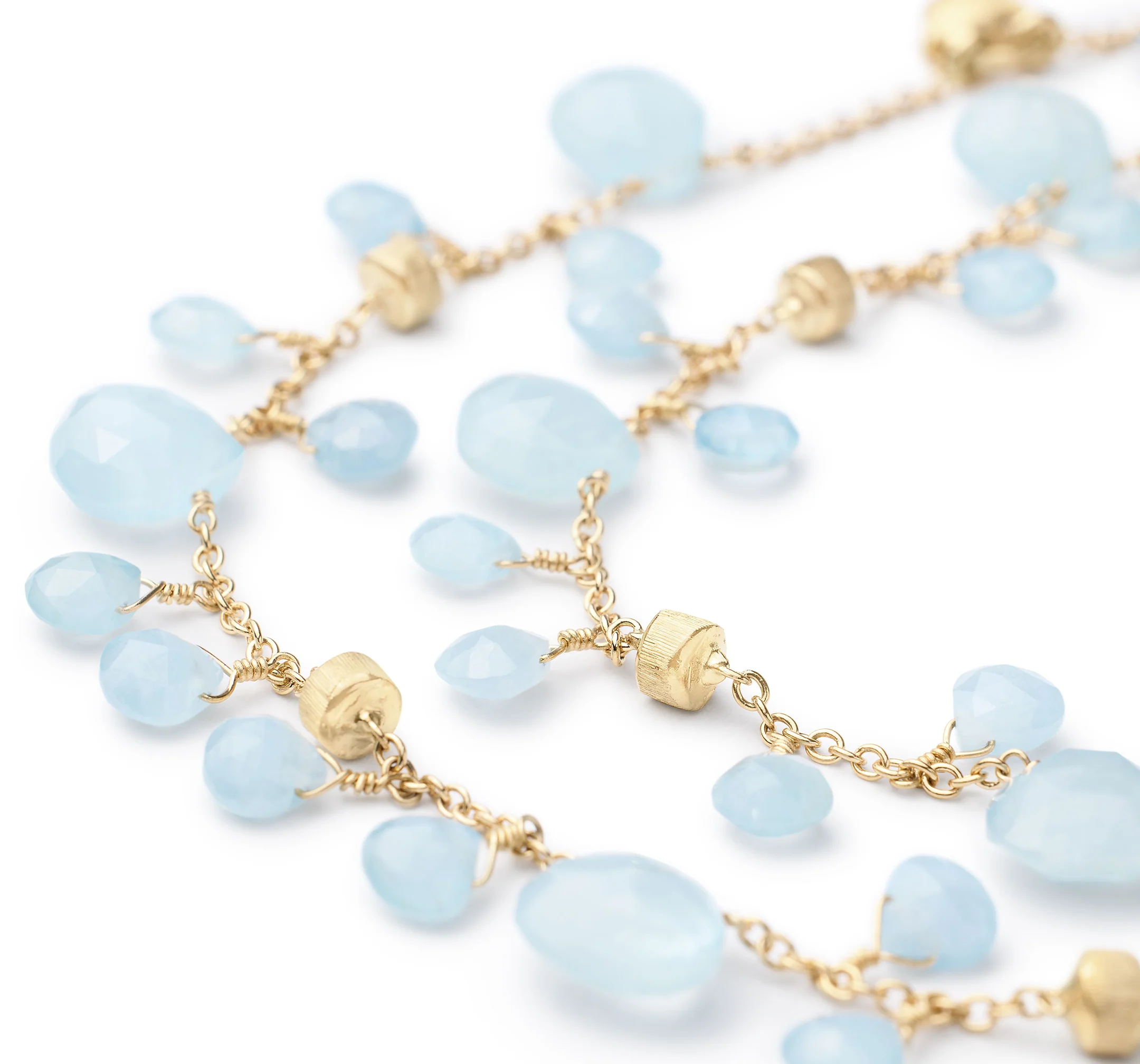 Marco Bicego Paradise Double Strand Aquamarine Bracelet - Image 2