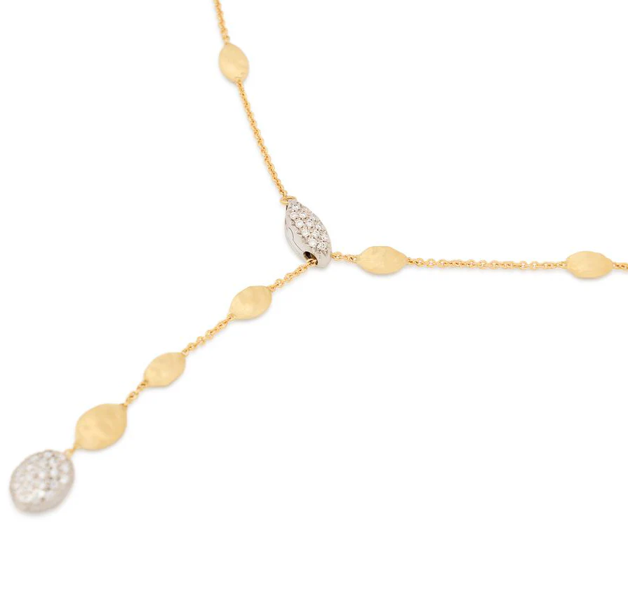 Marco Bicego Siviglia Mixed Metals Lariat with Diamond Accents - Image 3