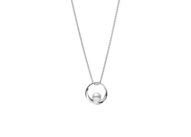 Mikimoto A+ Akoya Pearl Pendant Necklace - Image 2