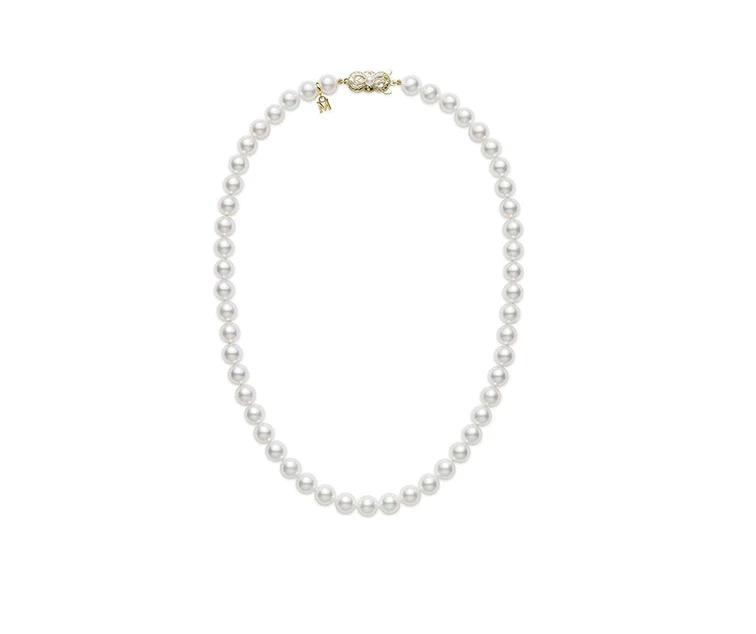 Mikimoto 6.5x6mm A Akoya Pearl 18" Necklace