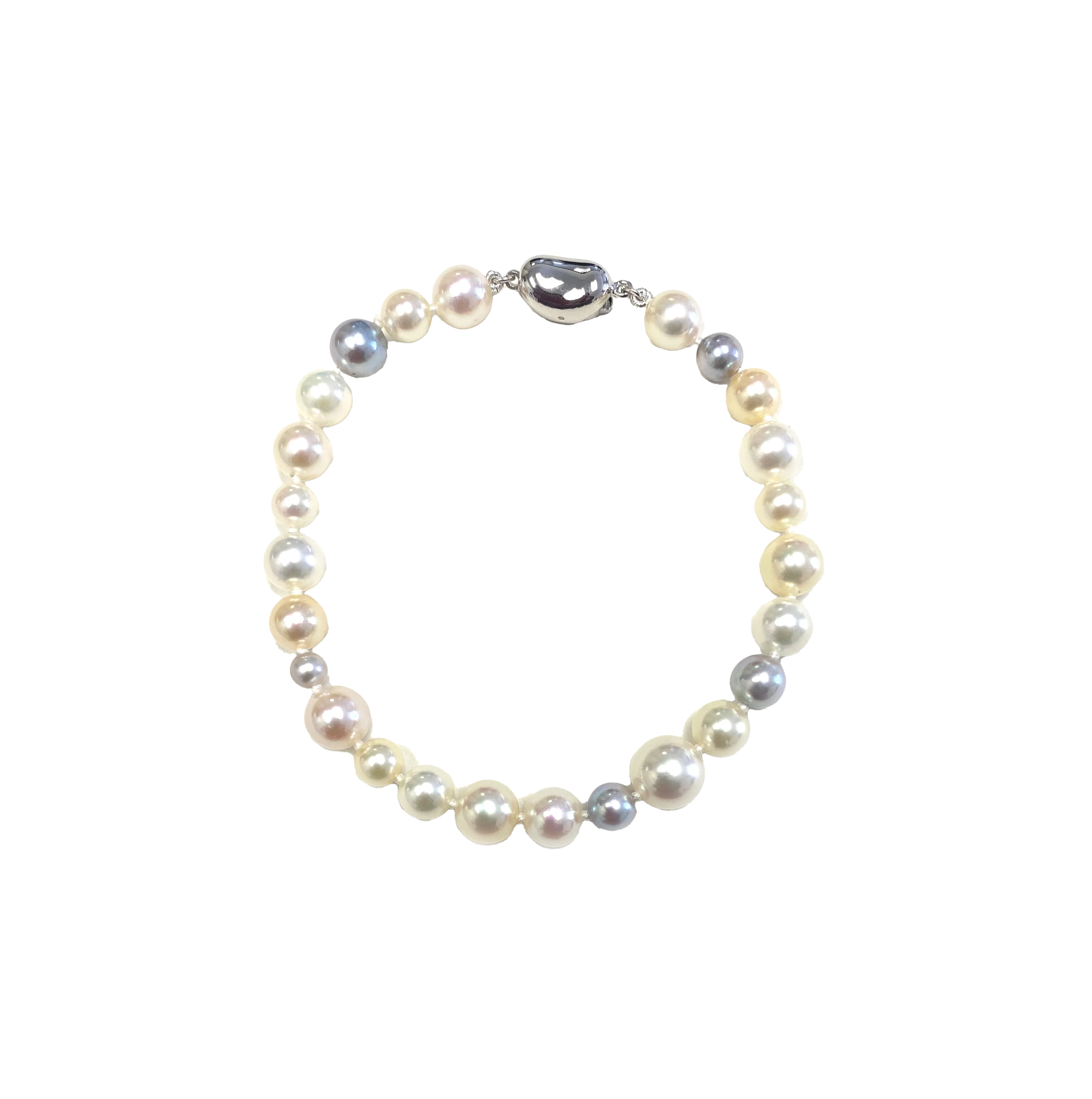 Sabel Collection Multicolored Akoya Pearl Bracelet