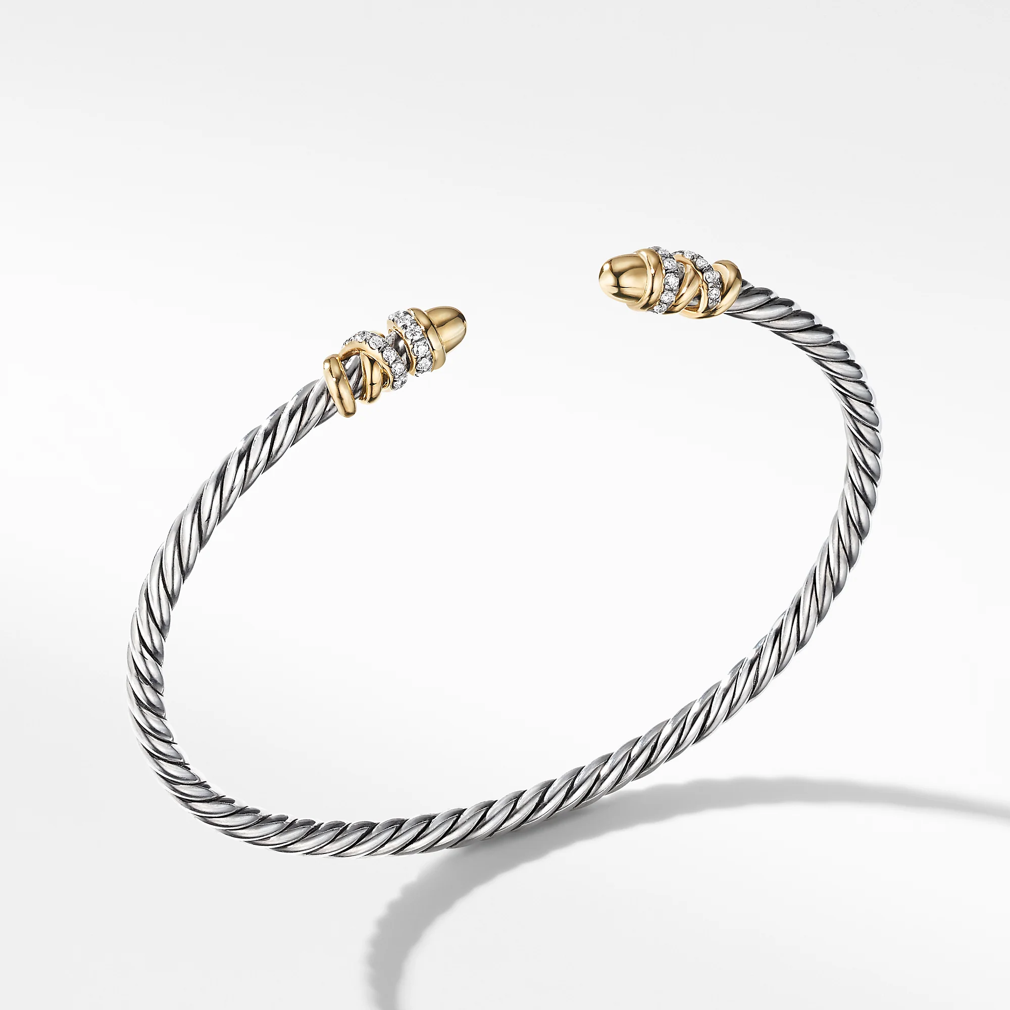 David Yurman The DY Helena Collection Bracelet in Silver and 18-Karat Yellow Gold