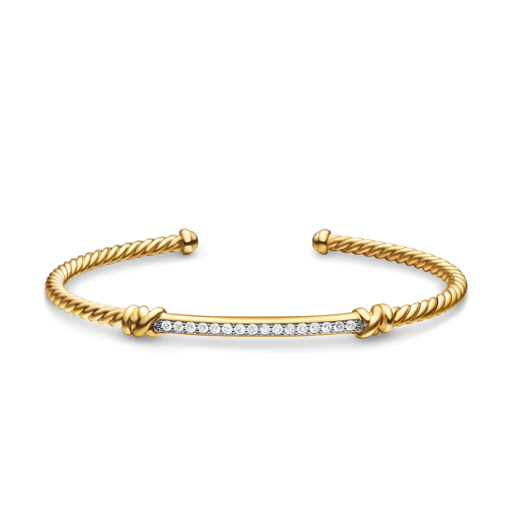 David Yurman The DY Helena Collection Bracelet in 18-Karat Yellow Gold - Image 3