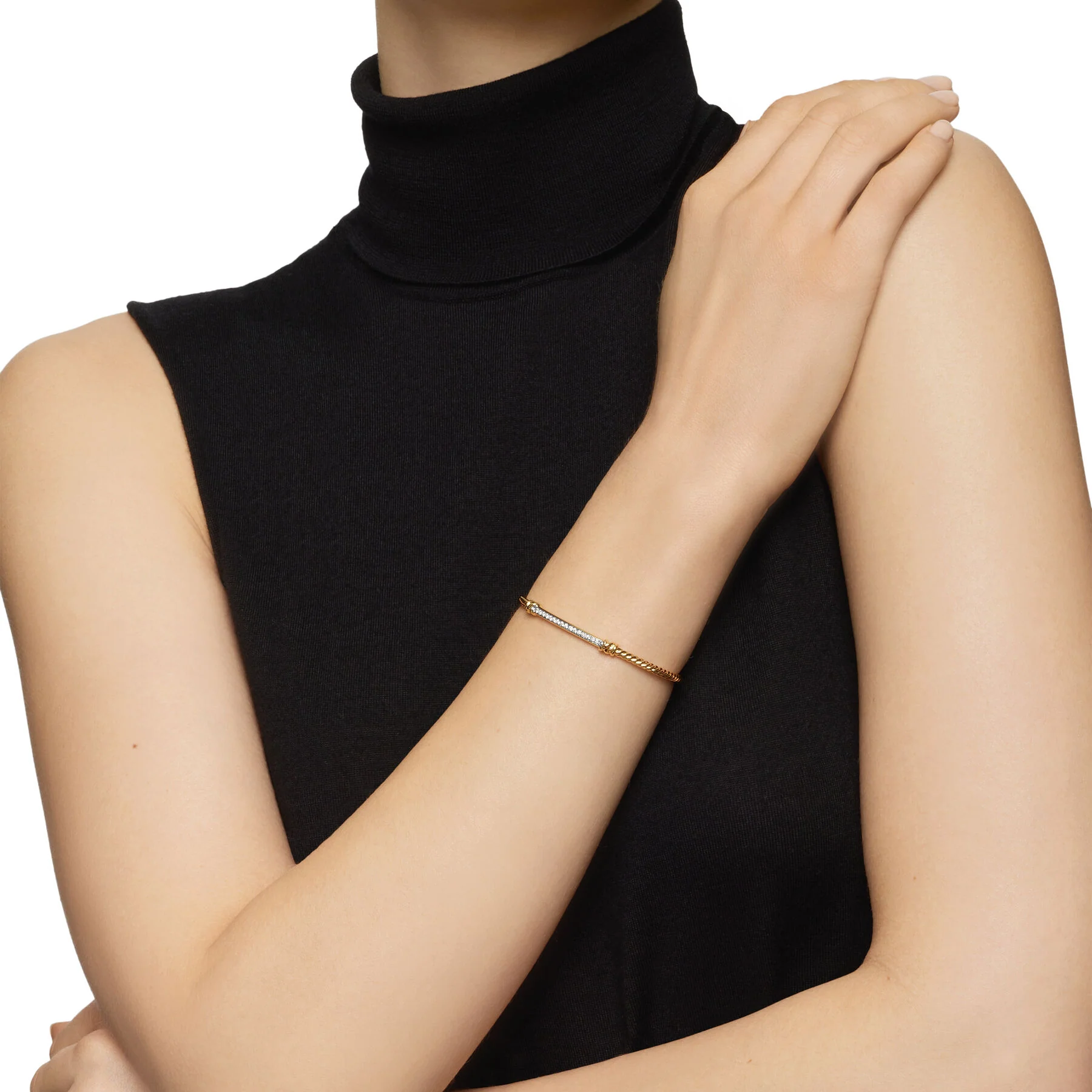 David Yurman The DY Helena Collection Bracelet in 18-Karat Yellow Gold - Image 5