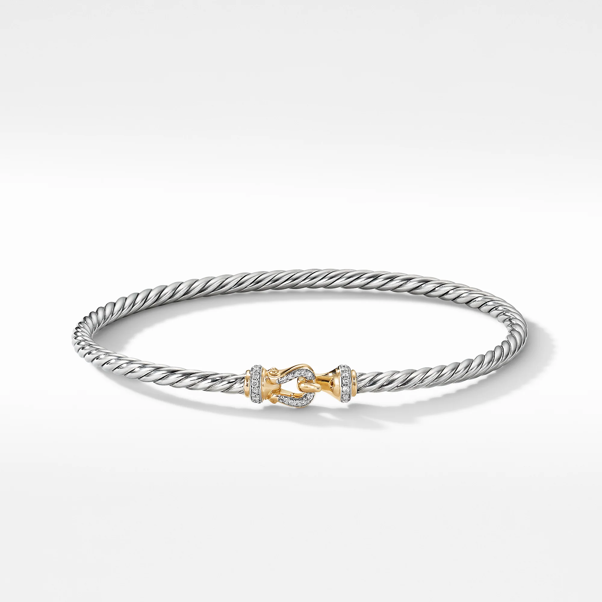 David Yurman Bracelet in Silver and 18-Karat Yellow Gold - Image 2