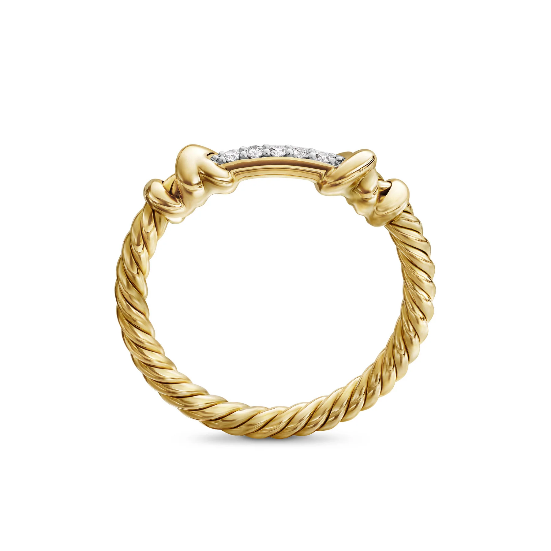 David Yurman The DY Helena Collection Ring in 18-Karat Yellow Gold - Image 4