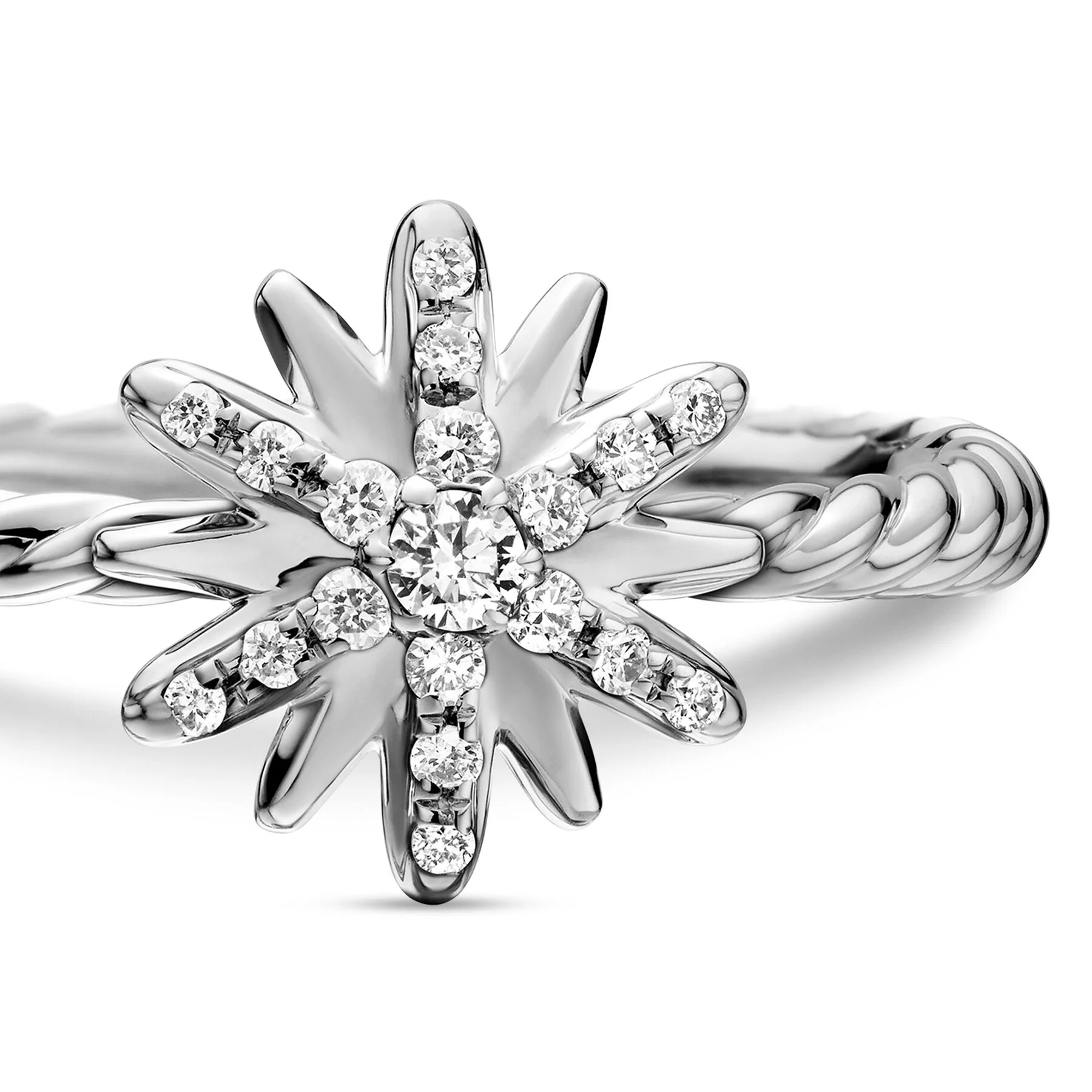 David Yurman The Starburst Collection Ring in Sterling Silver - Image 4
