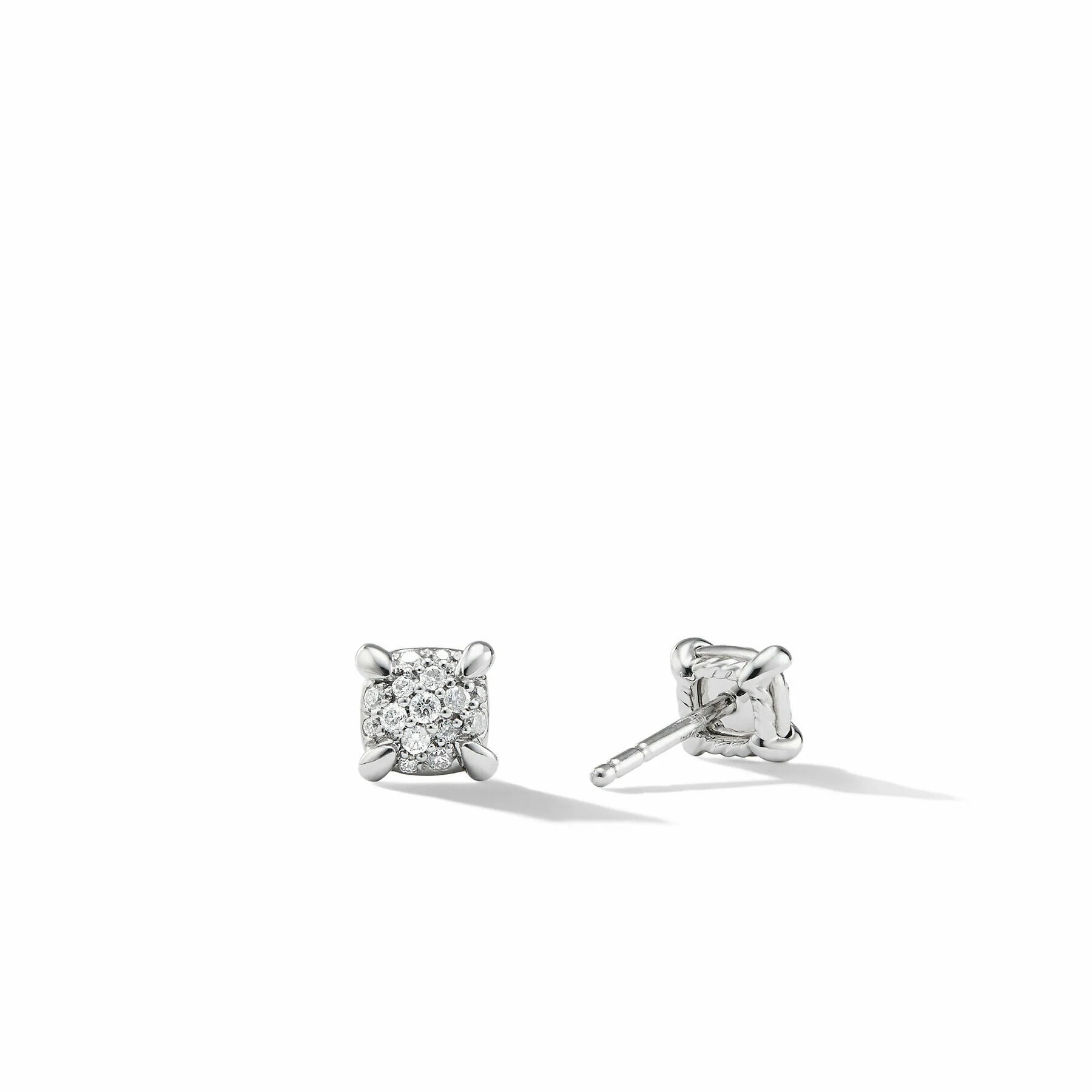 David Yurman The Châtelaine® Collection Earring in 18-Karat White Gold - Image 3
